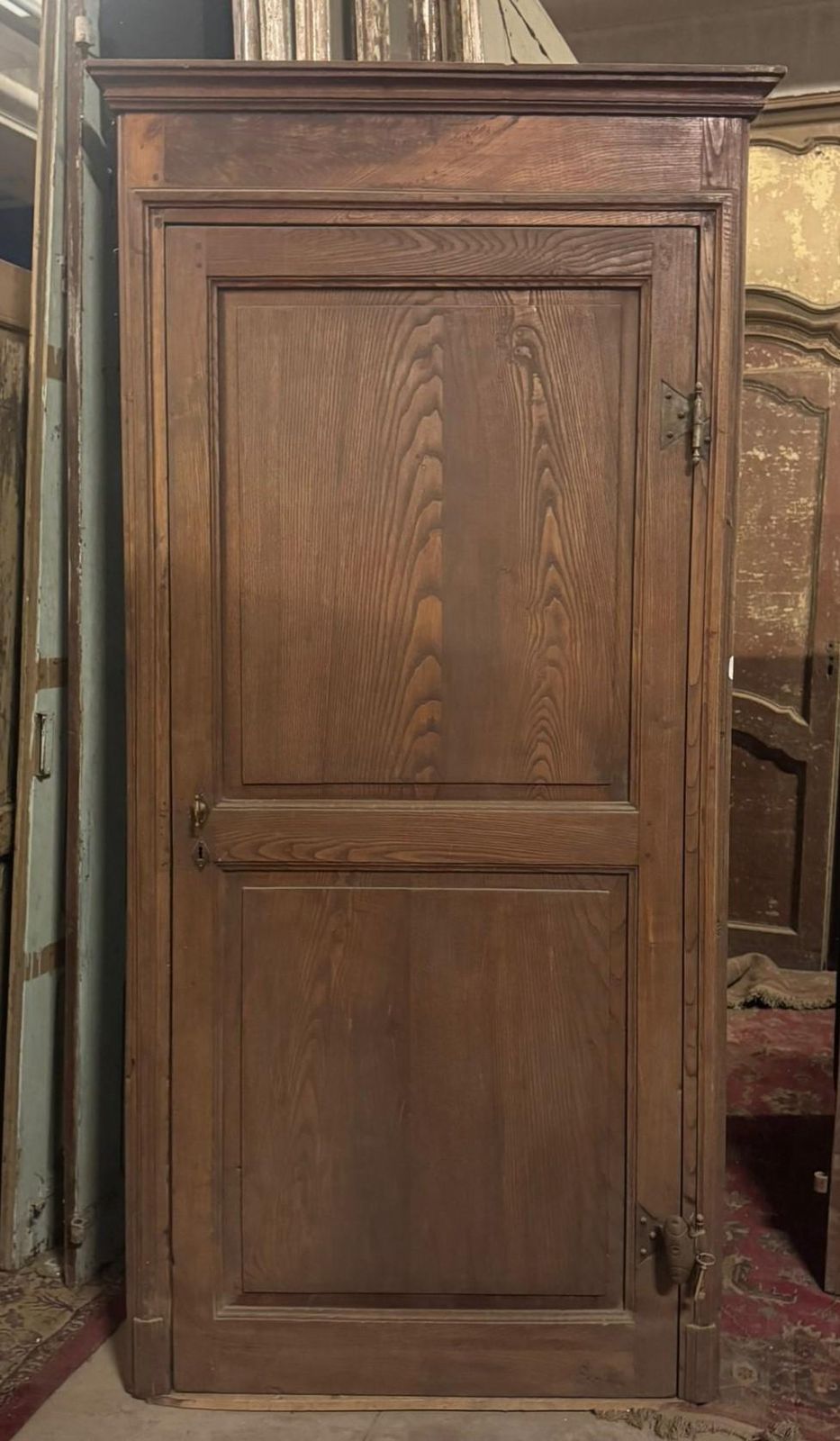 Single Leaf Chestnut Door, Complete With Frame, Italy photo furniture