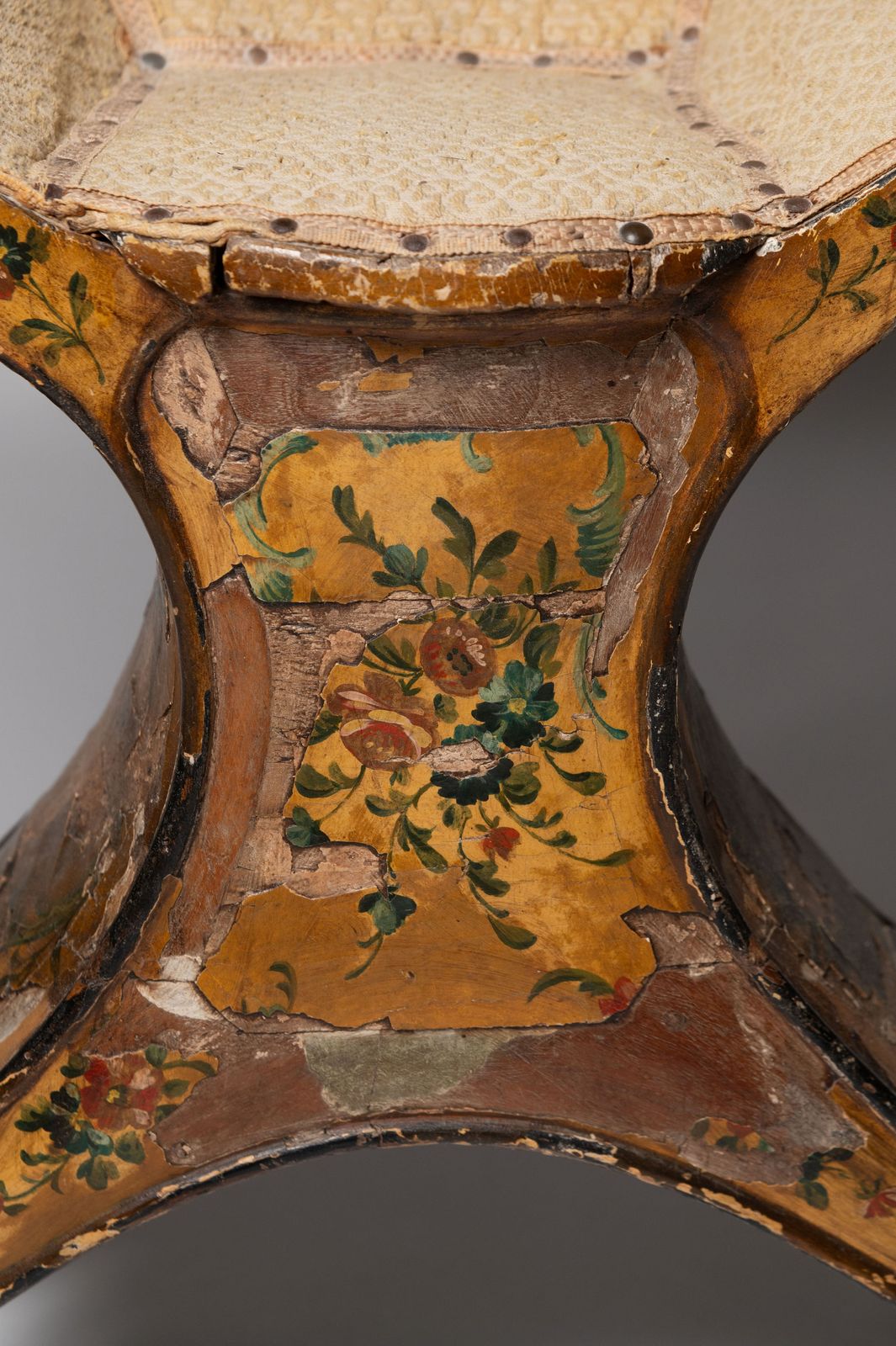 18th Century Venetian Gondola Chair photo vintage