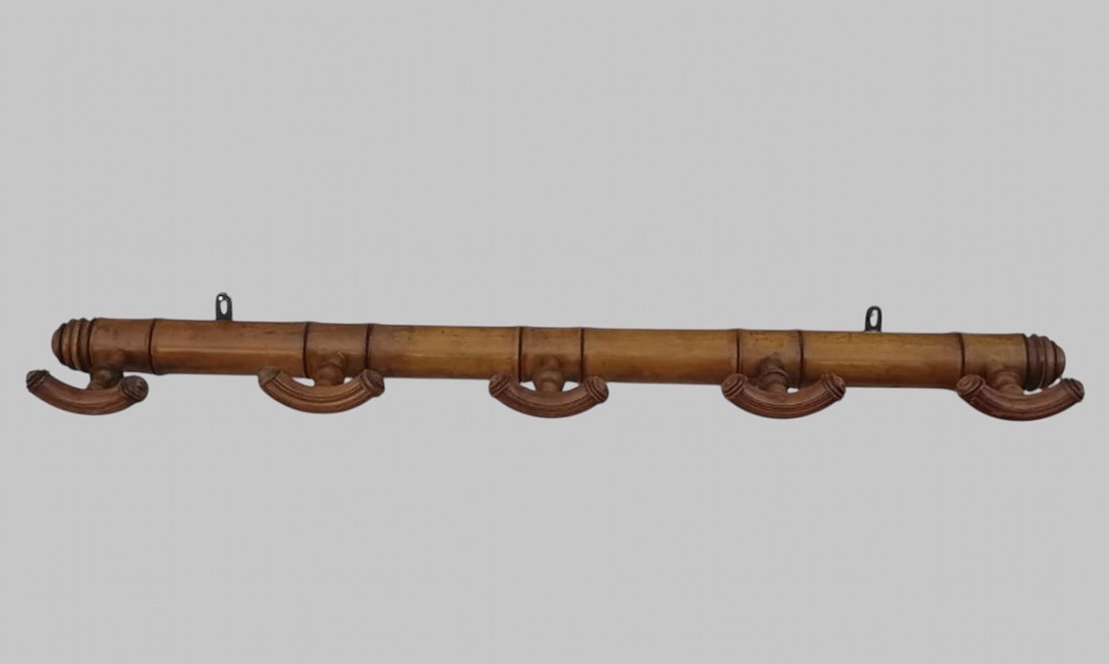 French Antique Faux Bamboo Wall Coat Rail photo furniture