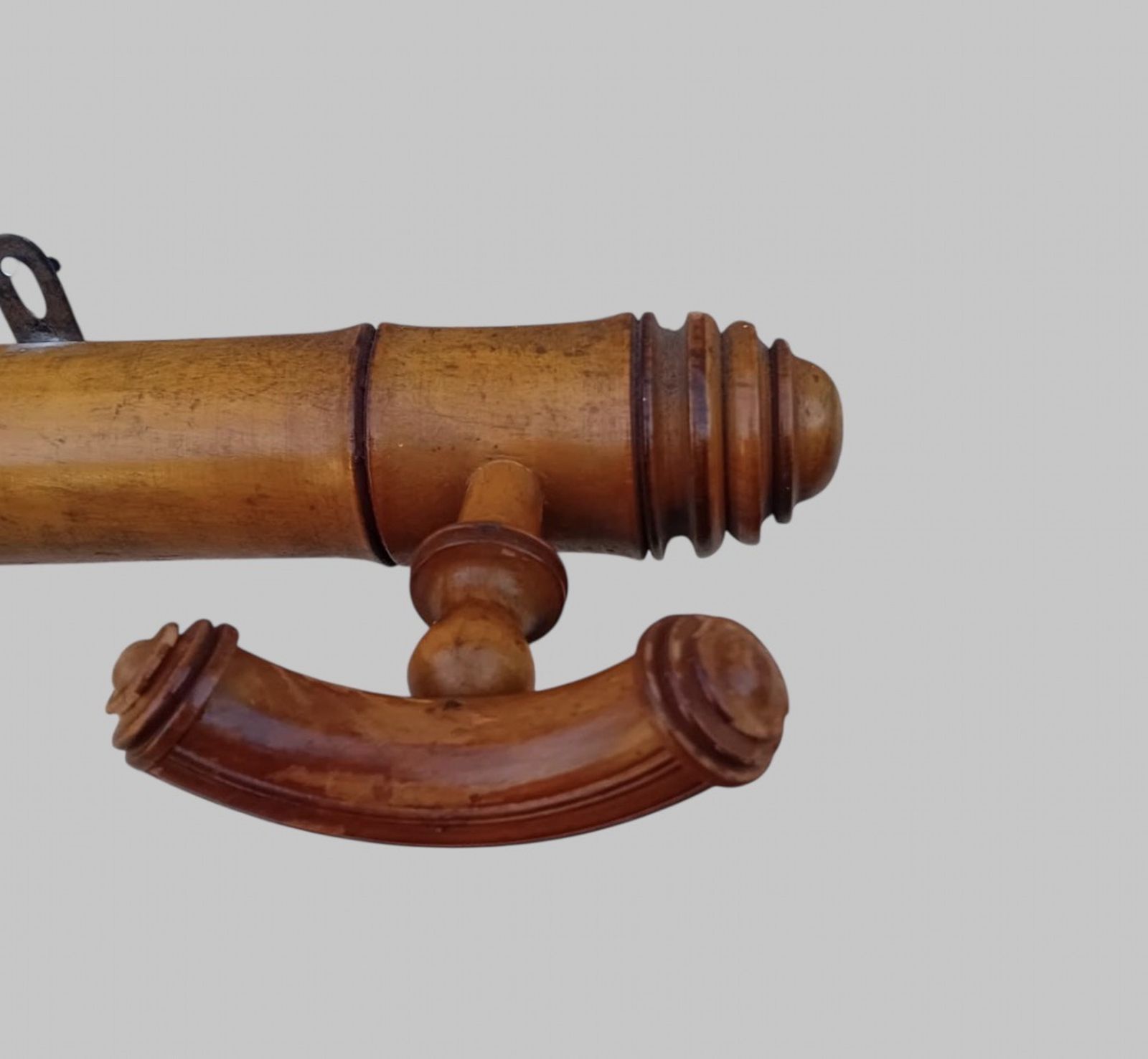 French Antique Faux Bamboo Wall Coat Rail photo buy