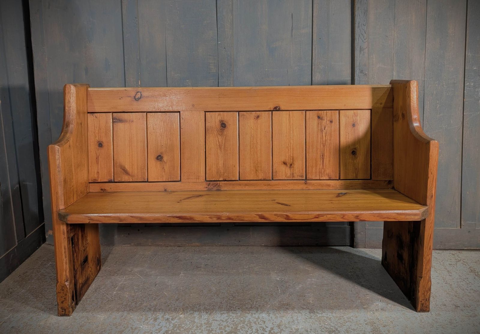 Old Charlbury Methodist Church Stripped Victorian Church Pews Benches photo furniture
