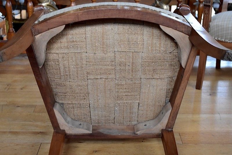 Furniture Empire Armchair Cherry,19th photo