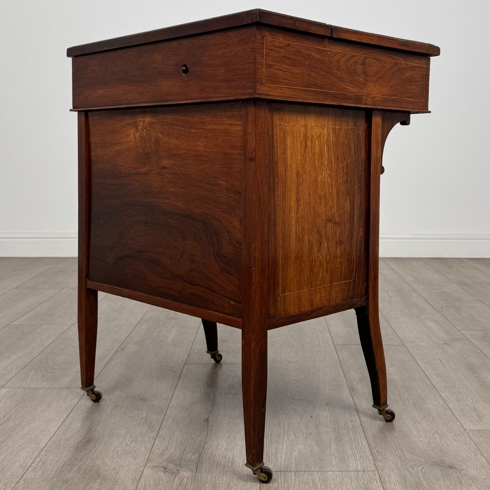 Antique 19th Century Unique Davenport Desk In Rosewood photo buy