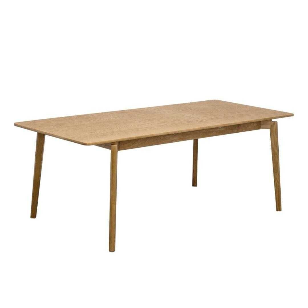 The Rowan Dining Set, Modern Revival Collection, Extendable Oak Table And Eight Bentwood Chairs photo vintage