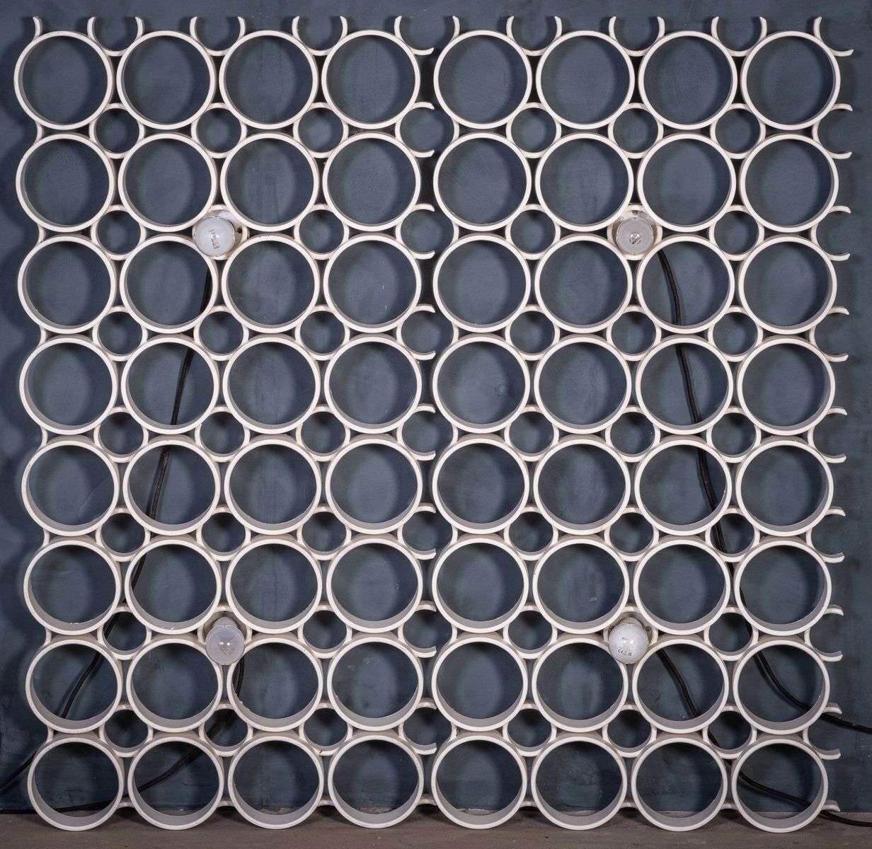 Space Age Modulaire Wand  Of Plafondpanelen, Jaren 1970, Set Van 4 photo Kunst