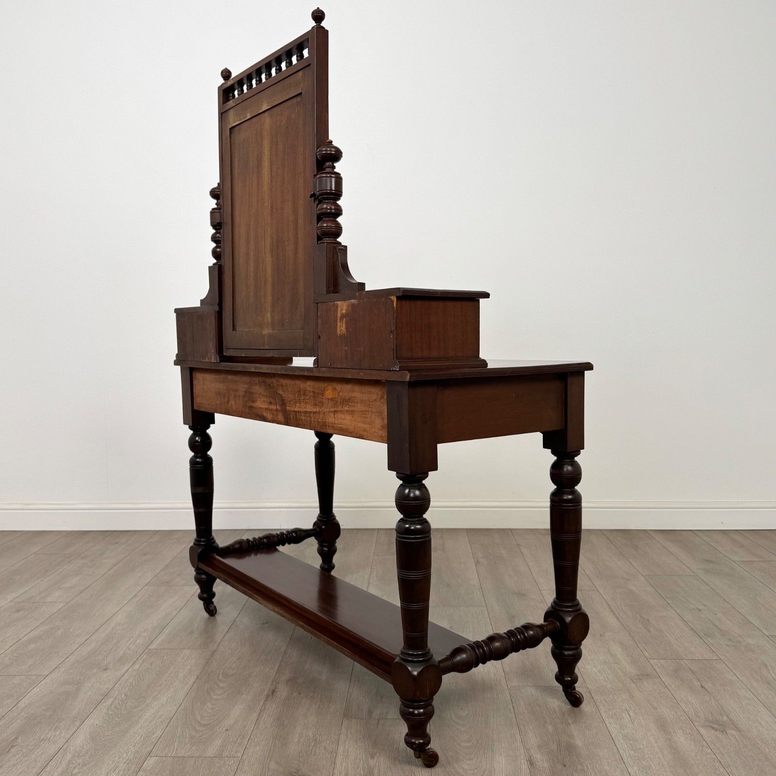 Antique 20th Century Edwardian Dressing Table In Mahogany ( Af 5238 ) photo vinterior
