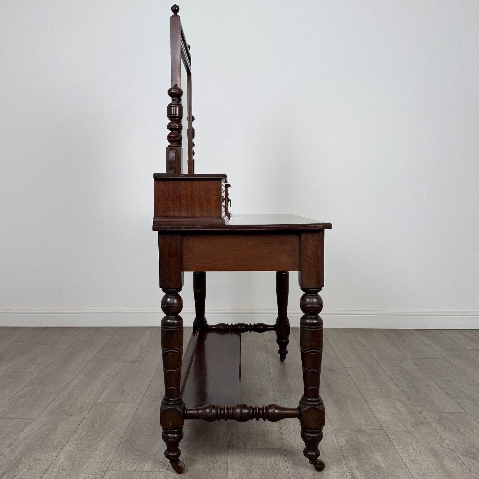 Antique 20th Century Edwardian Dressing Table In Mahogany ( Af 5238 ) photo buy