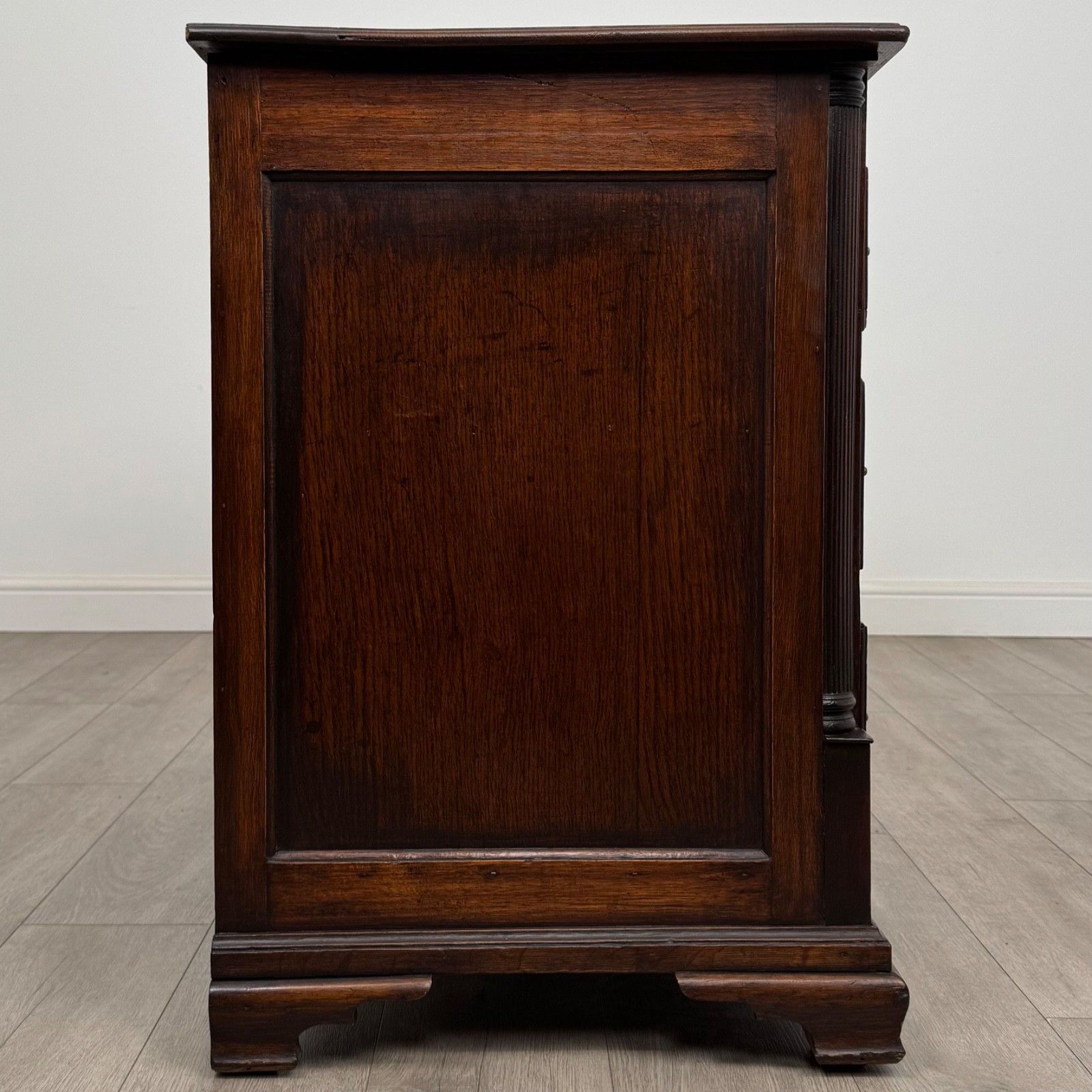 Antique 18th Century Georgian Lancashire Chest In Oak ( Af 5221 ) photo buy