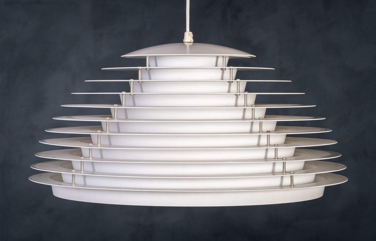 Deense sculptuurachtige Hekla hanglamp van Fog & Mørup, jaren 1970