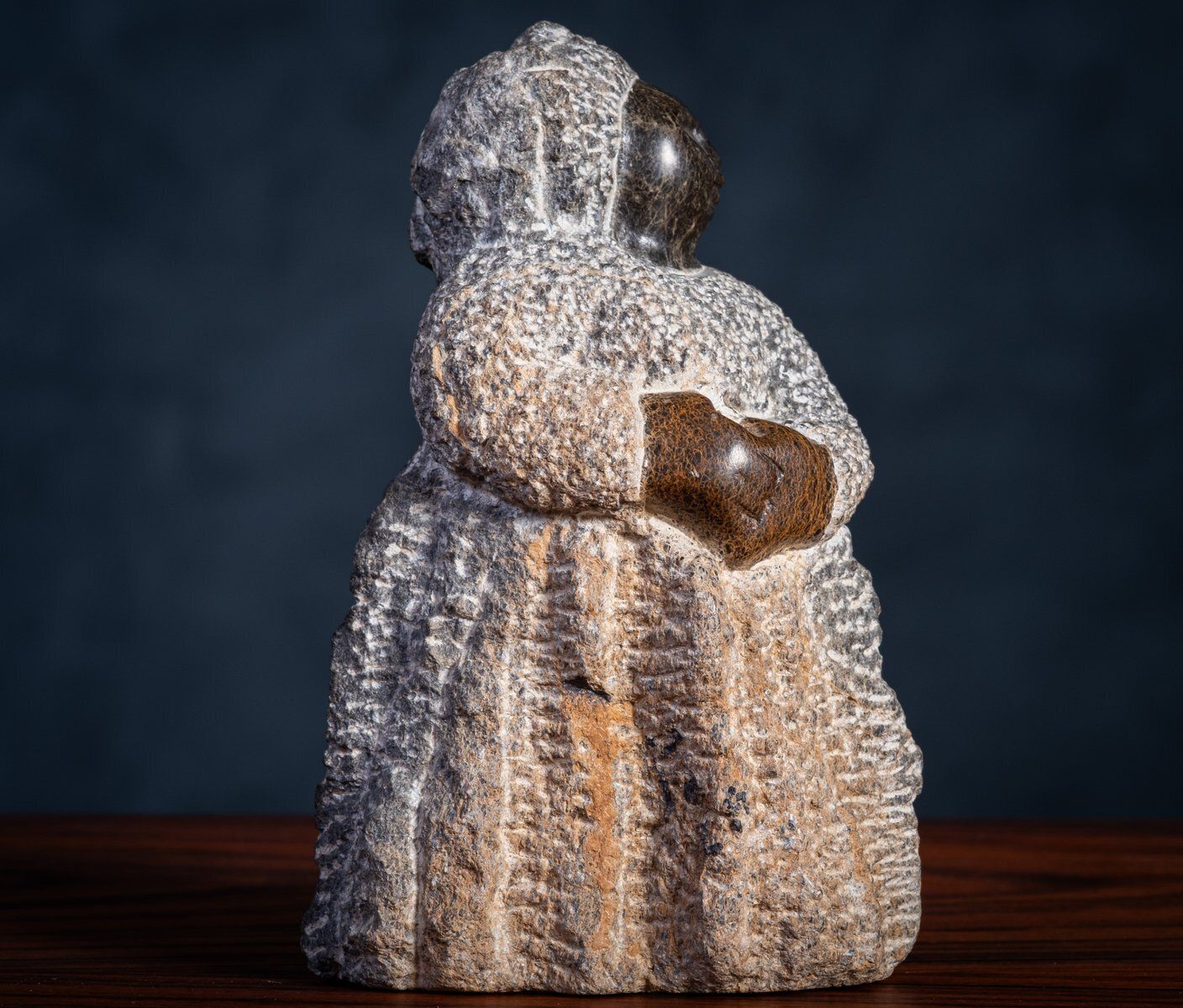 Colleen Madamombe, Strength Of Womanhood Sculpture, 1970s, Granite photo for sale