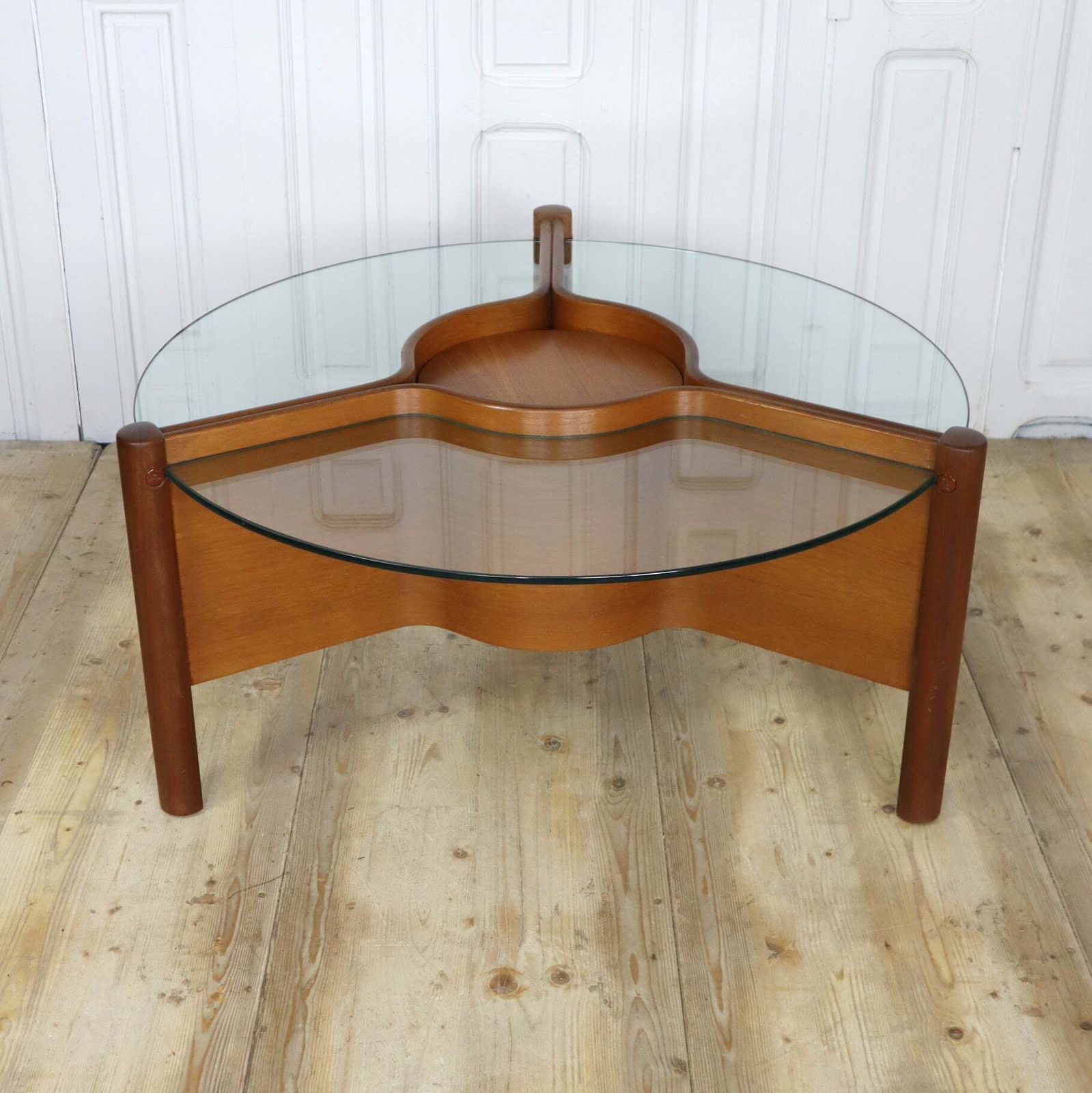 Rare Mid Century Teak Nathan Thermoformed Coffee Table 2002f
