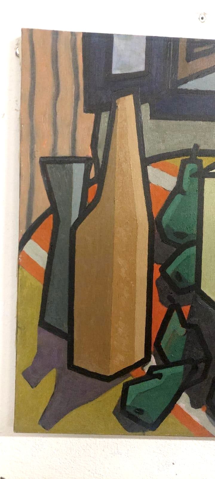 Franco Prayer Still Life Oil Painting (1924) 60x50 Cm photo for sale