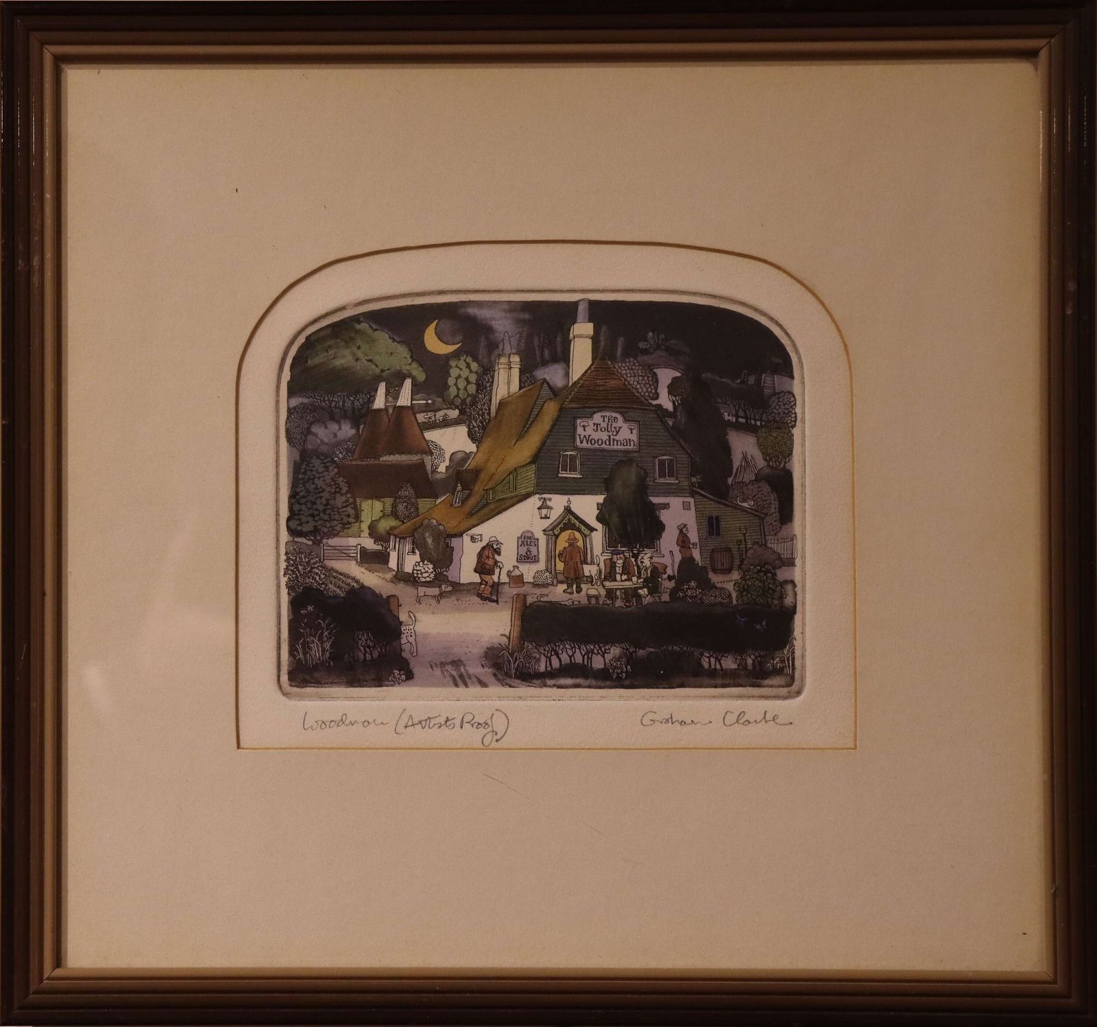 Pair Of British Artist’s Proof Etchings By Graham Clarke photo furniture
