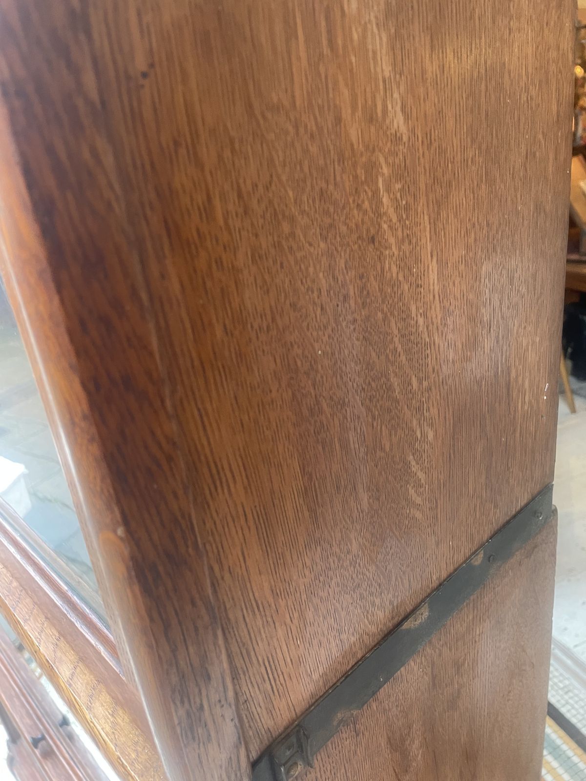 photo for sale Antique Oak Globe Wernicke Sectional Barristers Book Case