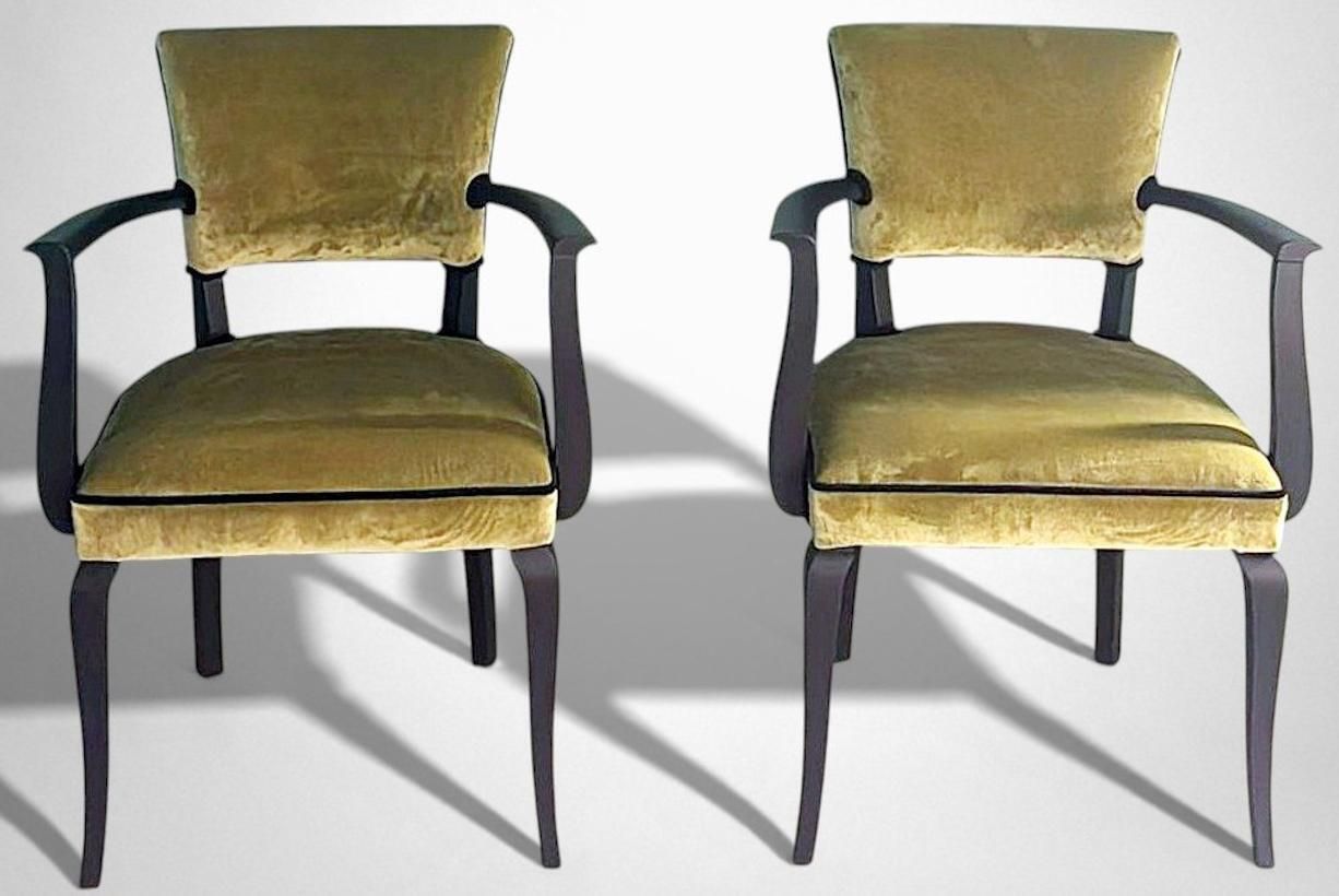 Art Decò Pair Of French “Bridge” Chairs photo buy