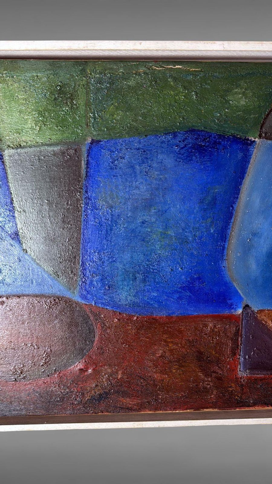 photo vinterior Abstract Lyrical French Oil Painting On Canvas
