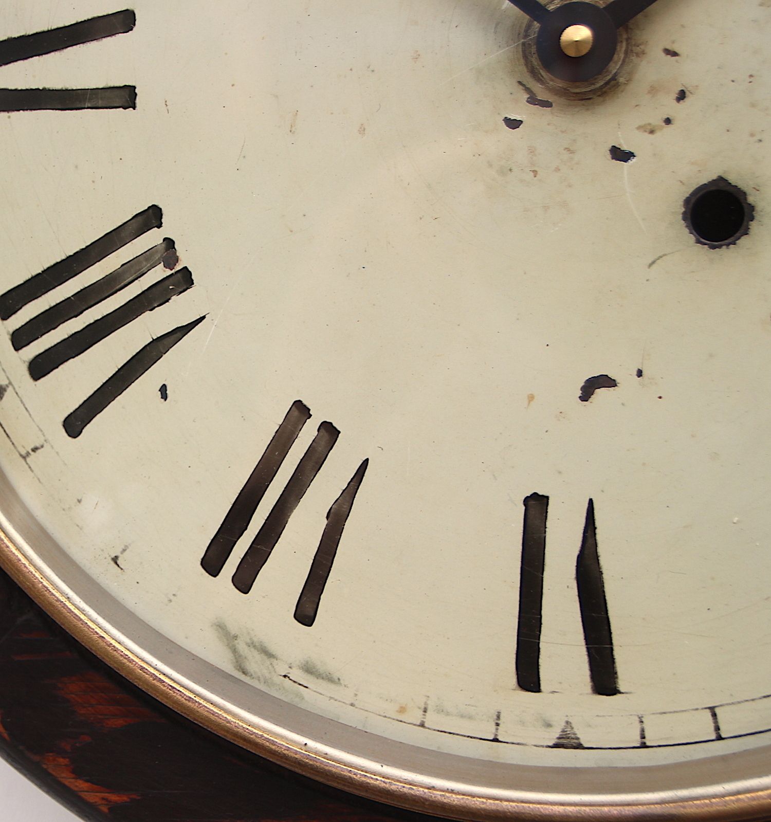 Large 39cm Railway Wall Clock Factory. Fully Guaranteed. London Timepiece. photo 295.0