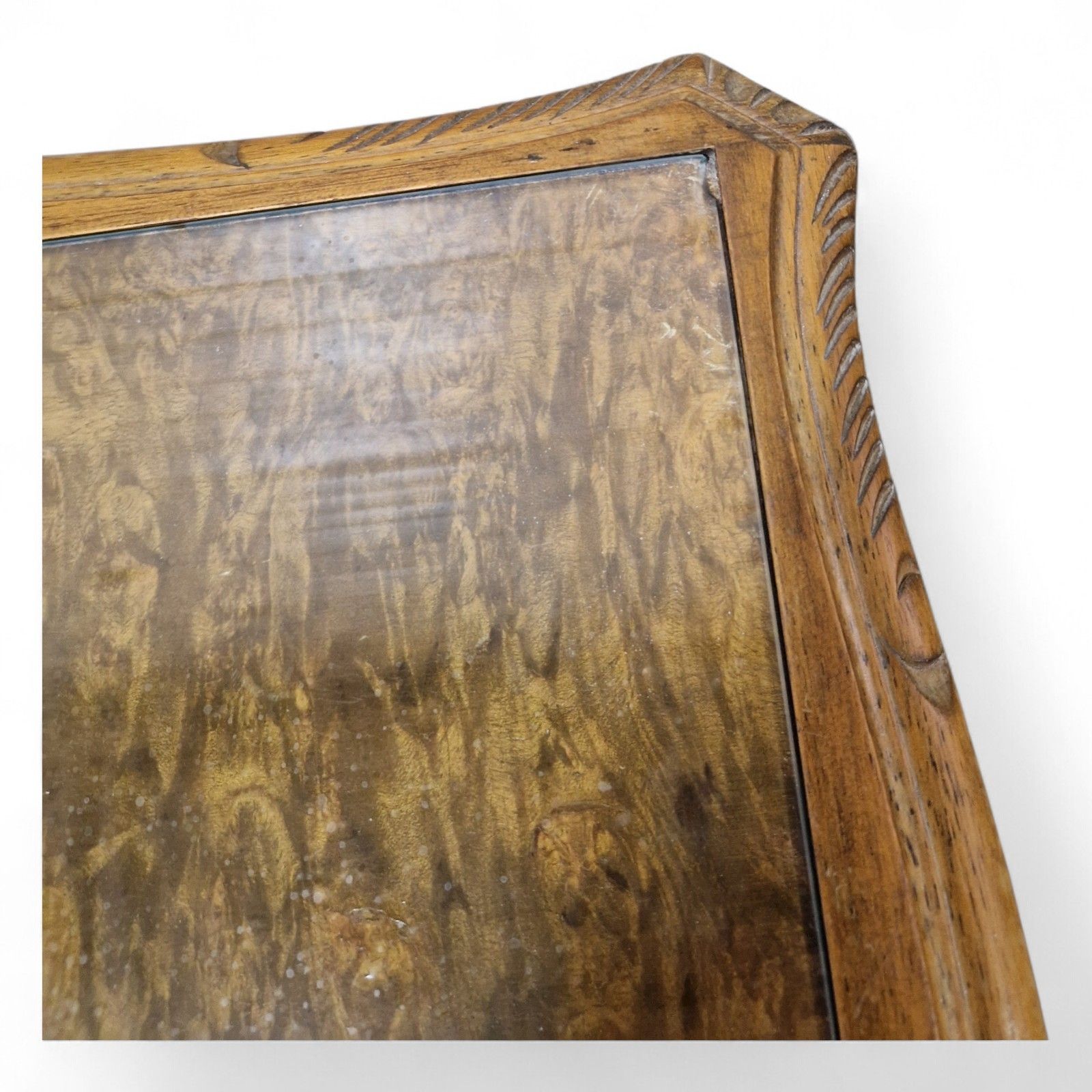 photo vinterior Carved Nest Of 3 Side Tables – Antique Style Occasional Tables Nesting Tables