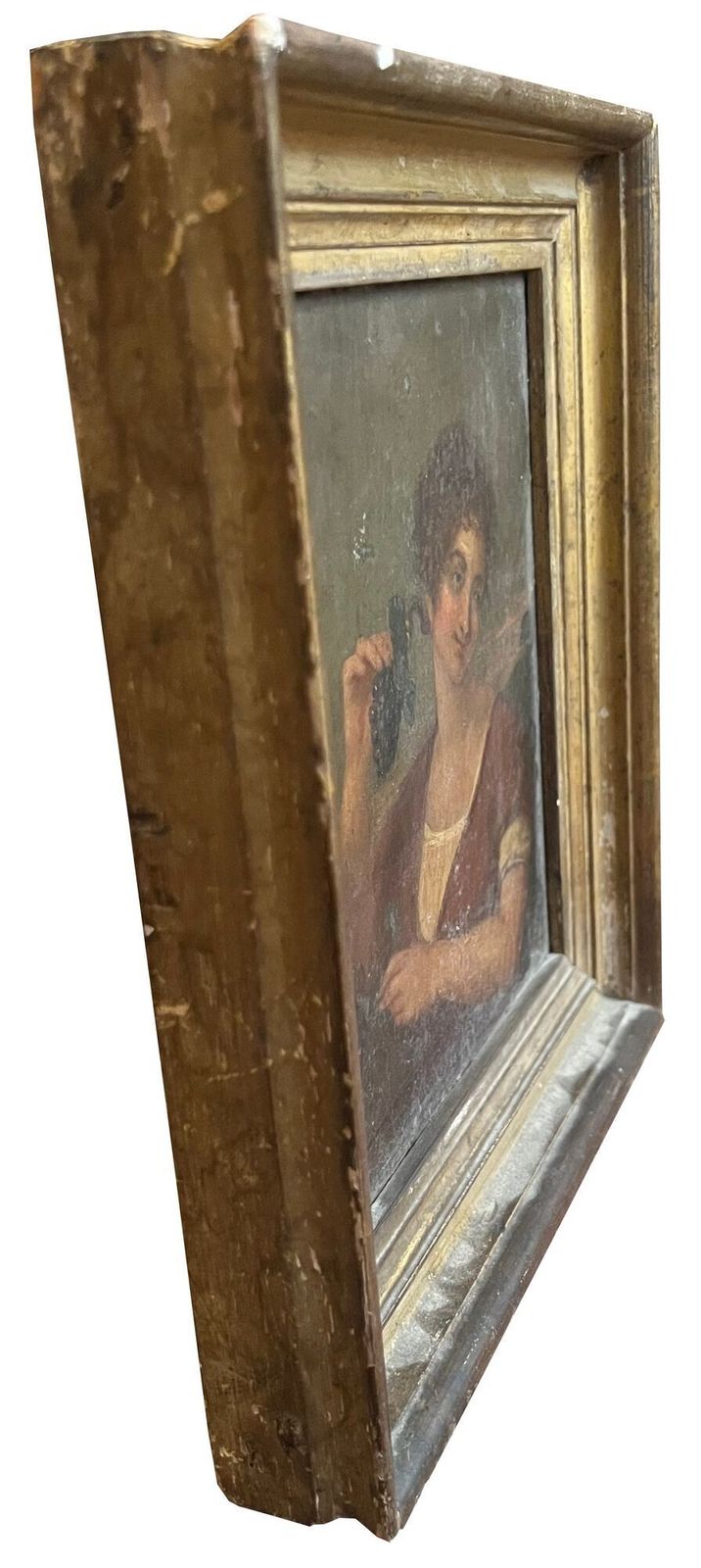 'Female Figure With Grapes' By 19th Century European School photo for sale