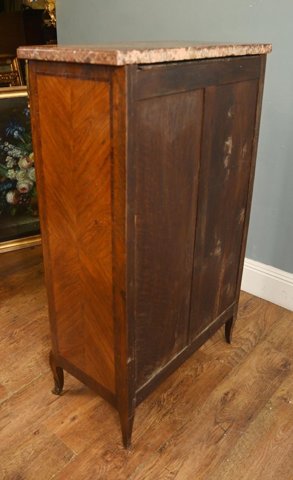French Louis XVI Chest Drawers Tall Boy Commode photo 1550.0