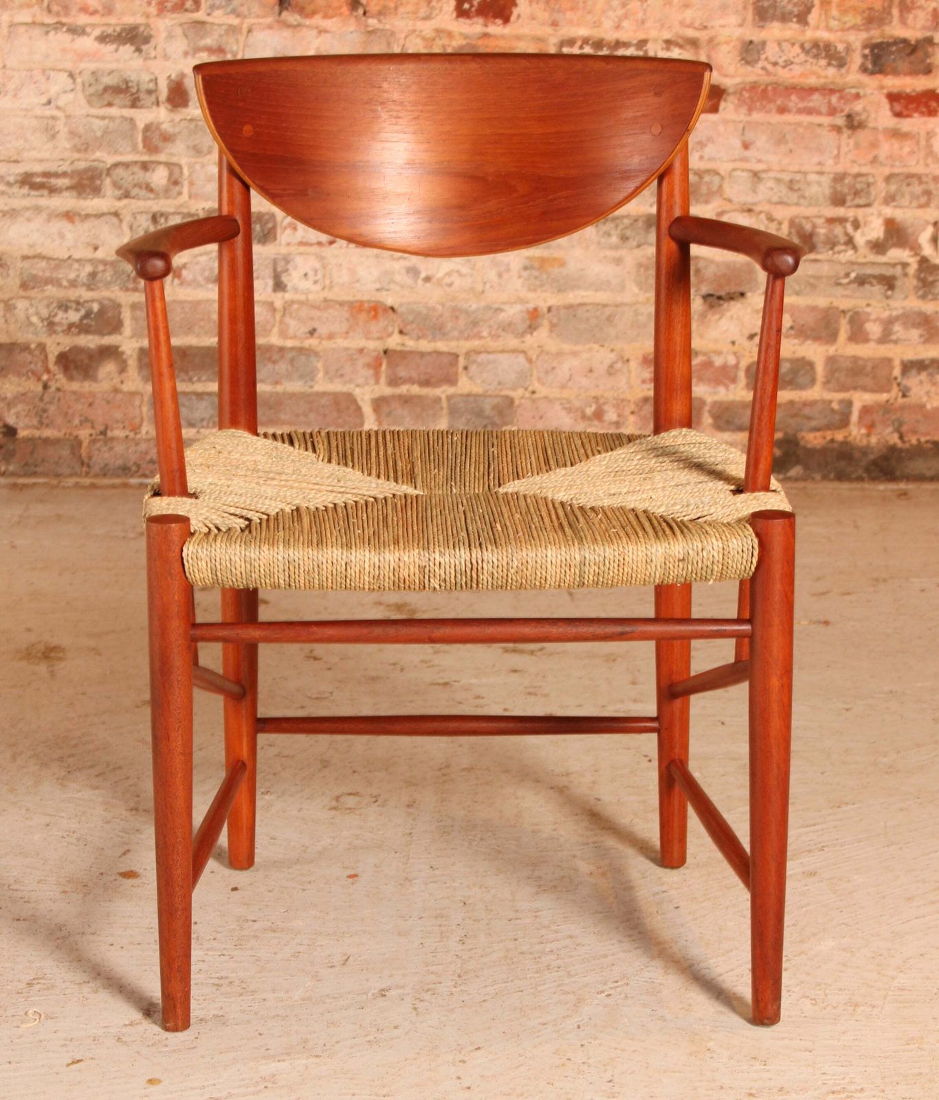 Danish Mid Century Teak Armchair Model 317 By Peter Hvidt And Orla Molgard Nielsen For Soborg Mobler, Circa 1950s photo vinterior