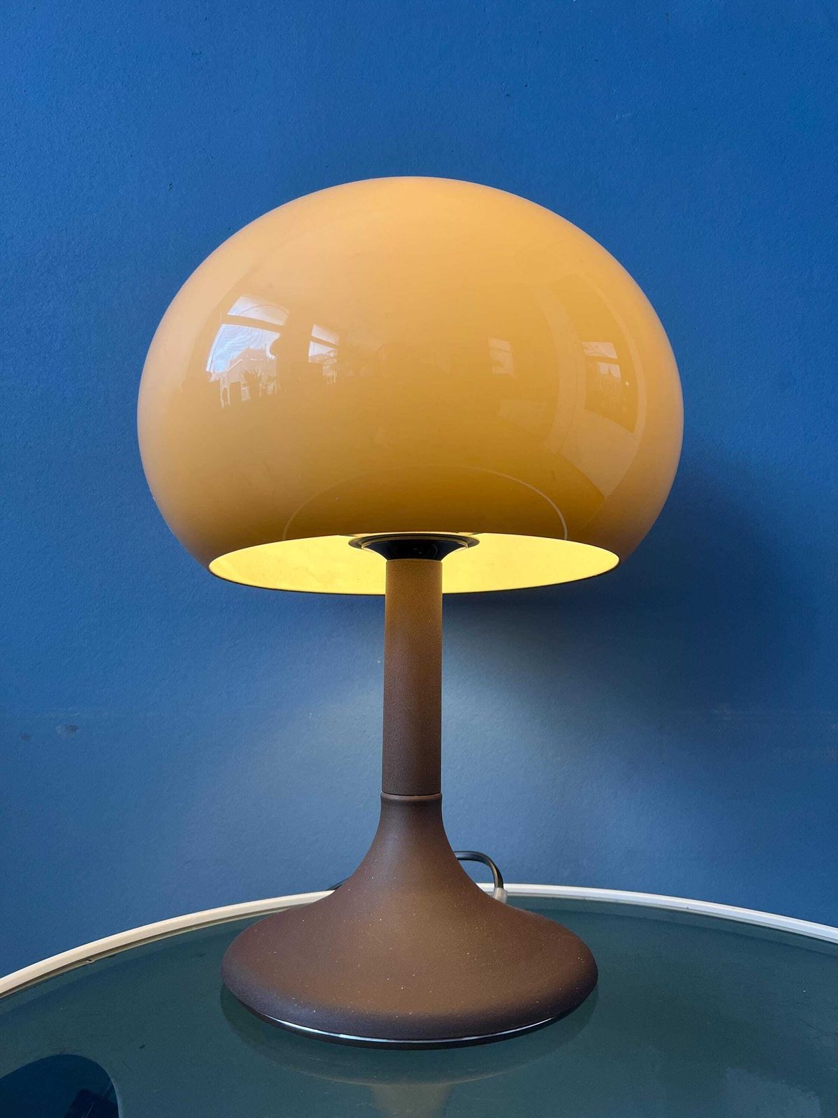 Vintage Mid Century Herda Space Age Mushroom Tafellamp photo furniture