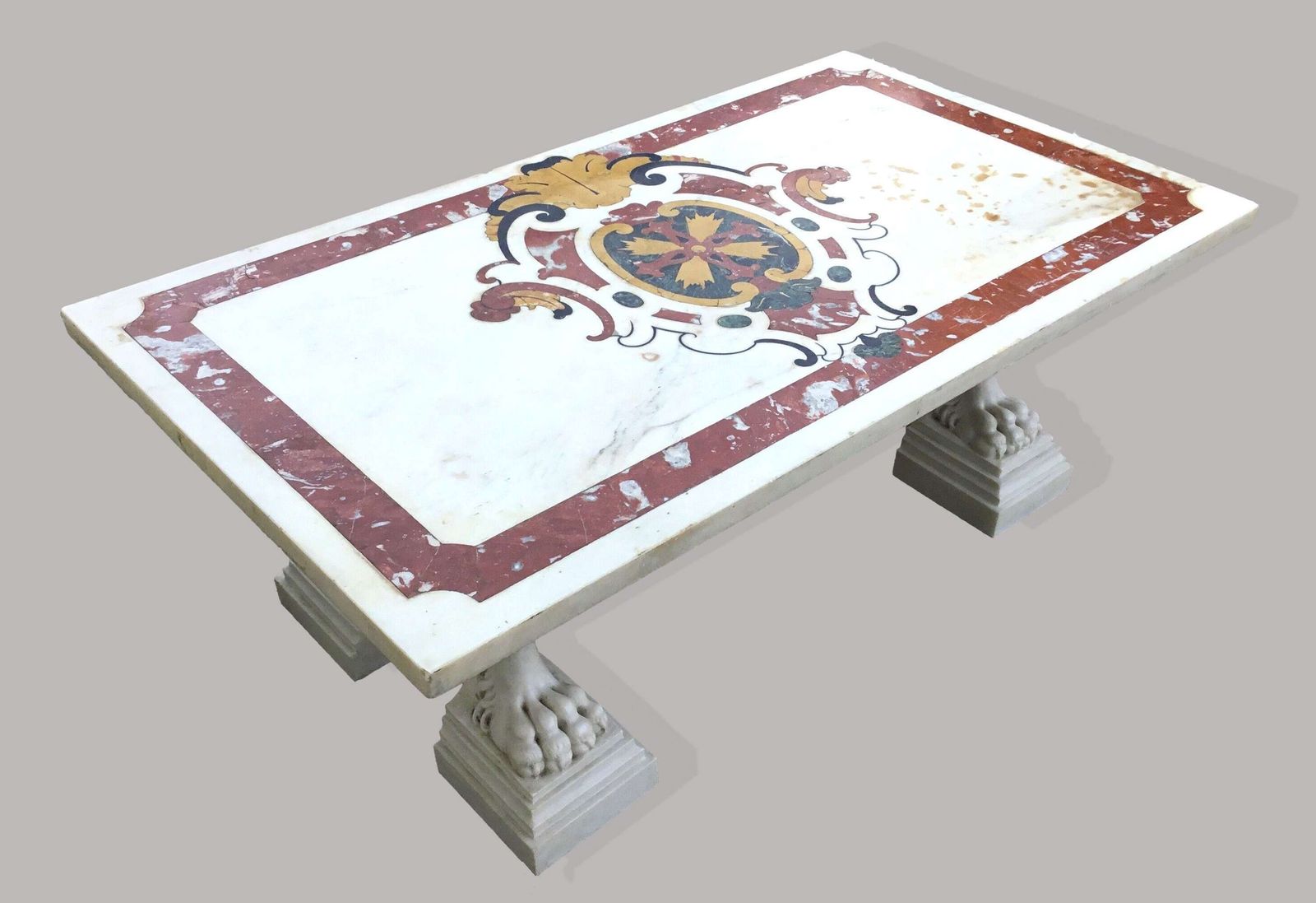 photo buy Magnificent C18th Large Italian Marble Low Centre Table