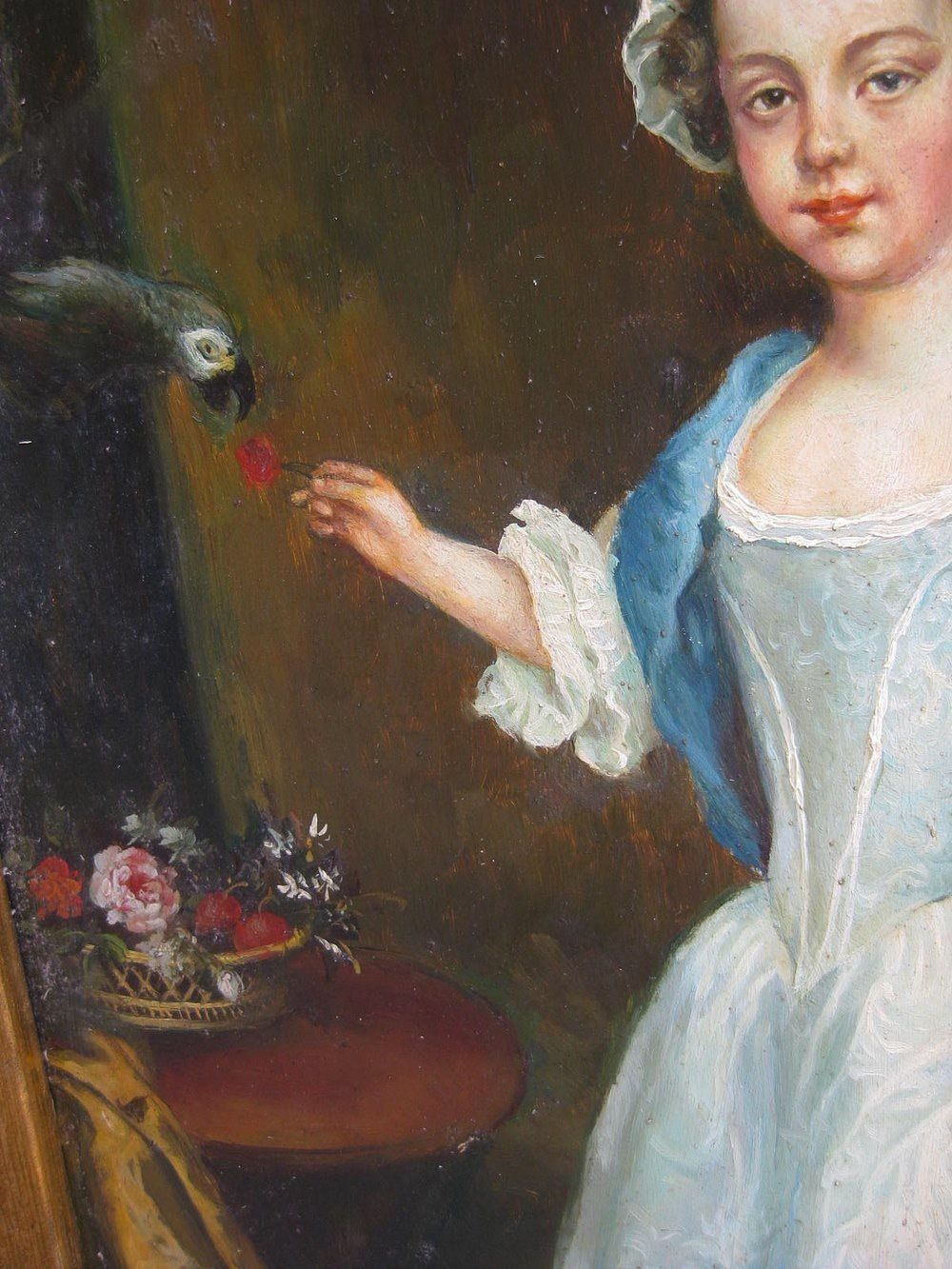 Portrait Of An 18th Century Girl photo vinterior