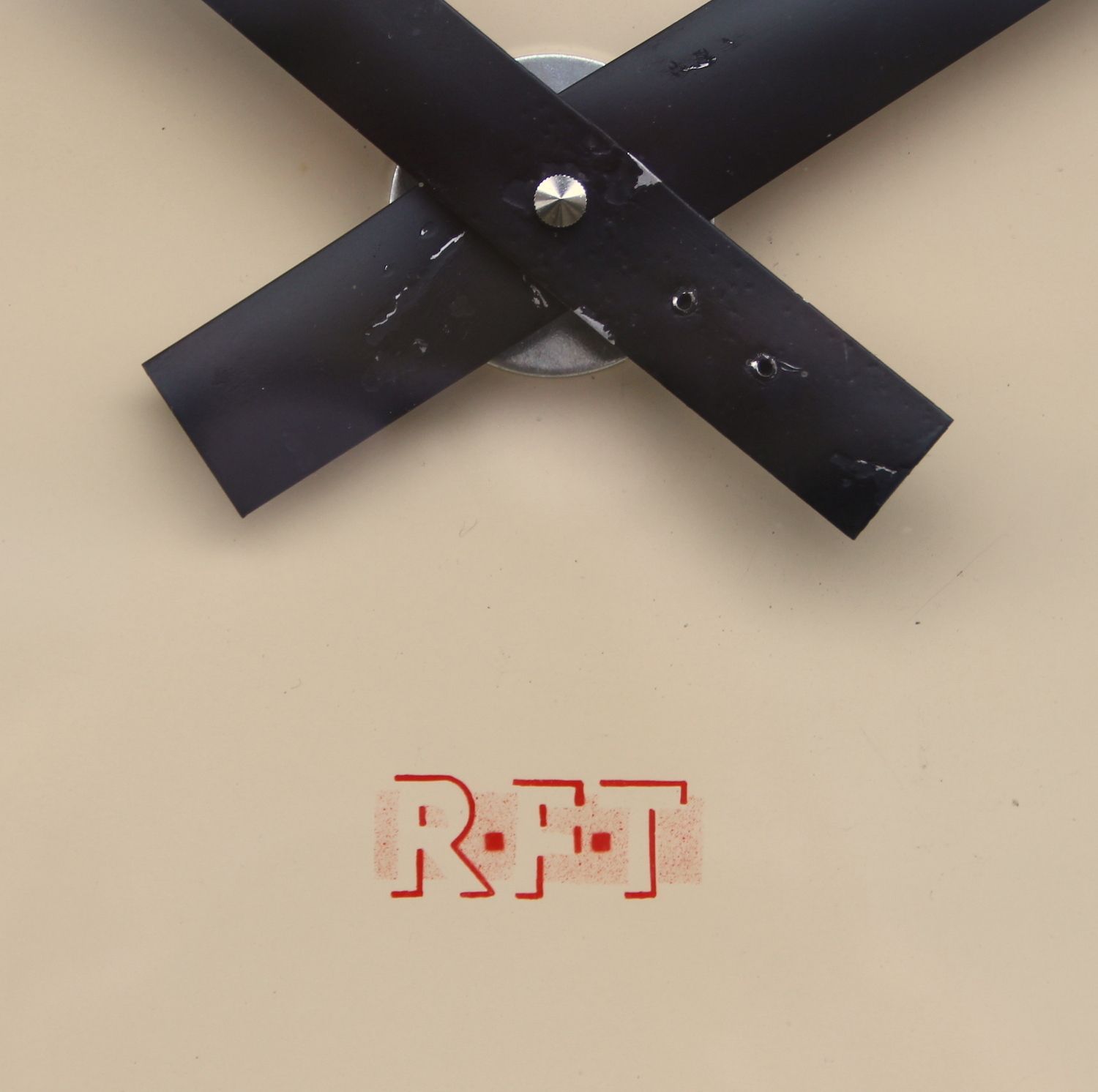 455.0 Later 1950s. Large 45cm East German Vintage Factory Wall Clock. Fully Guaranteed. London Timepiece photo