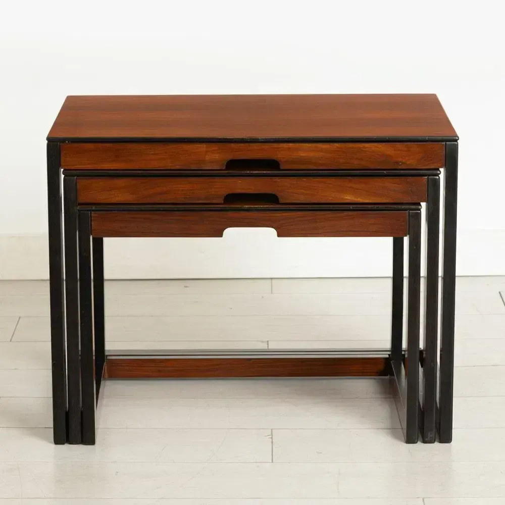 Bramin Mid Century Rosewood Nest Of Tables Danish C1960 photo buy