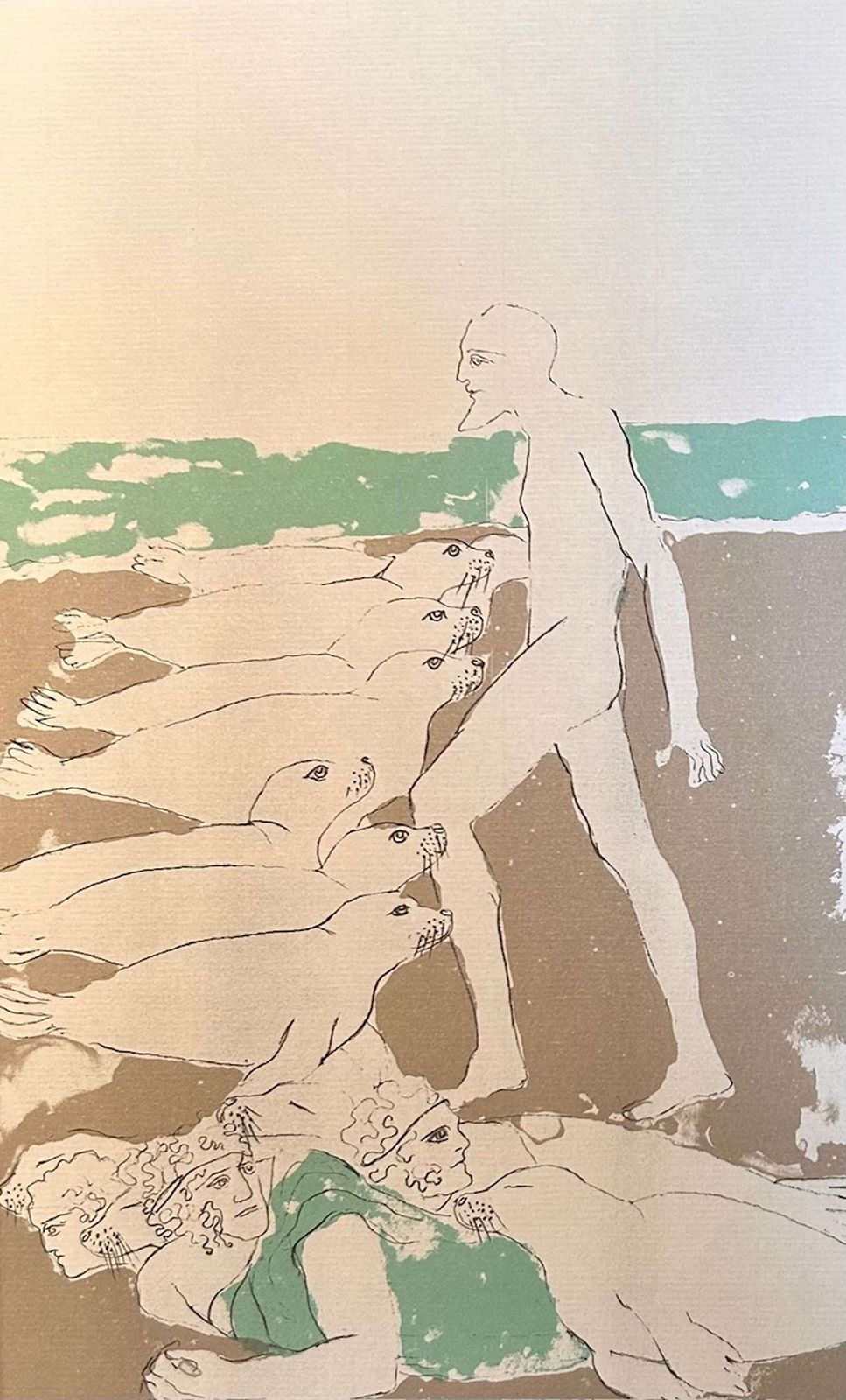 photo vintage Elizabeth Frink: Set Of Fourteen Lithographs From The Iliad (1974) The Odyssey (1975)