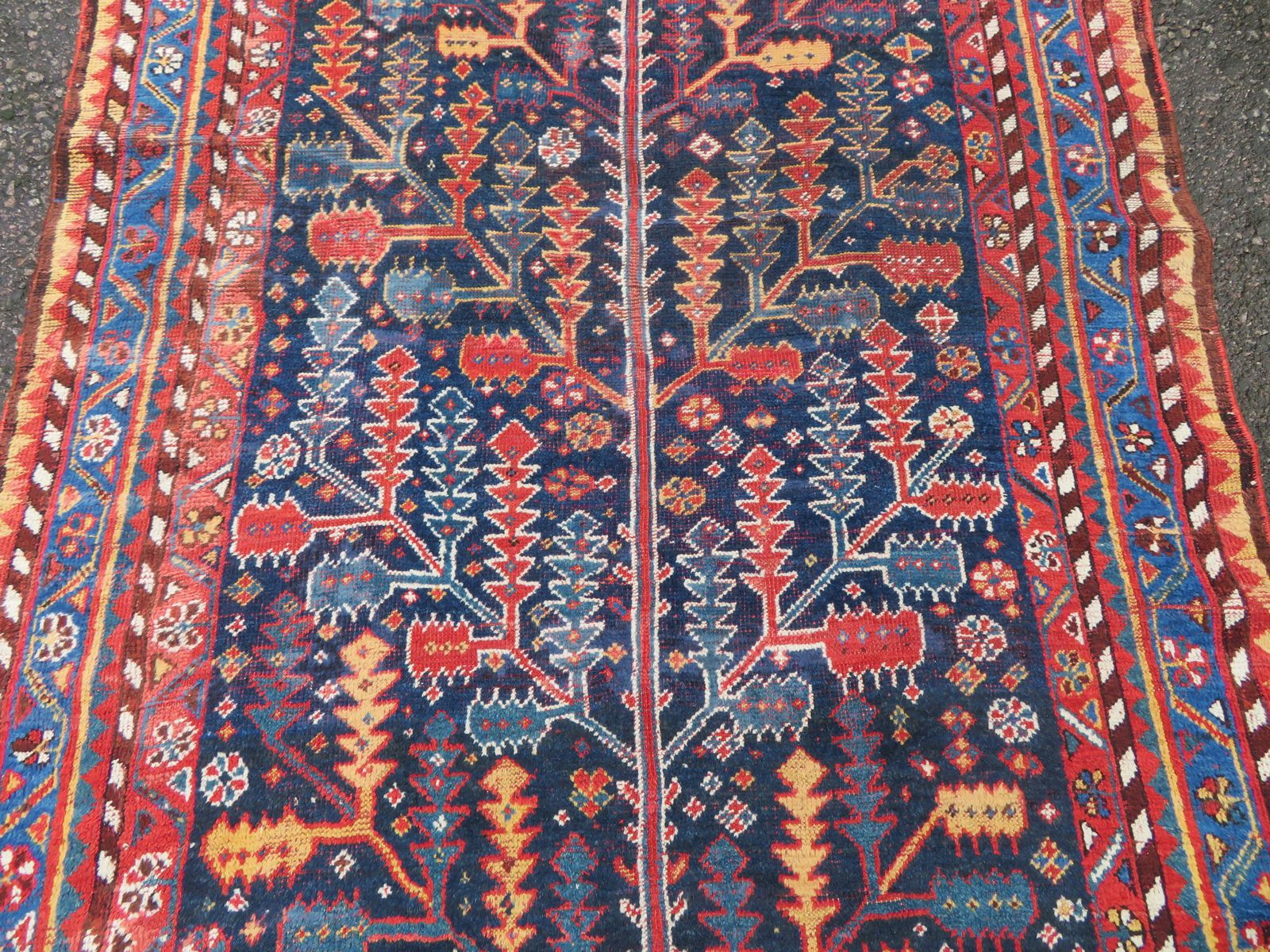 Tree Of Life Luri Kelleh Tribal Rug. . 358cm X 161cm. photo Textiles