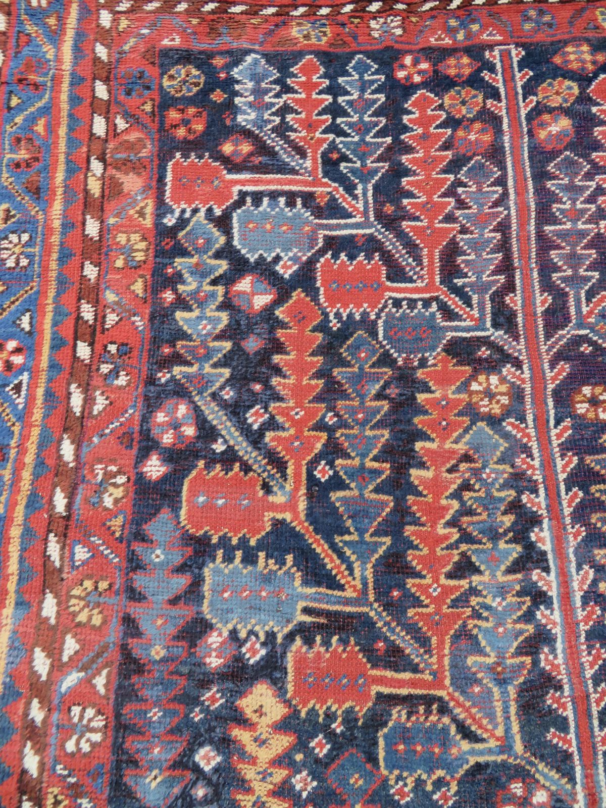 photo for sale Tree Of Life Luri Kelleh Tribal Rug. . 358cm X 161cm.