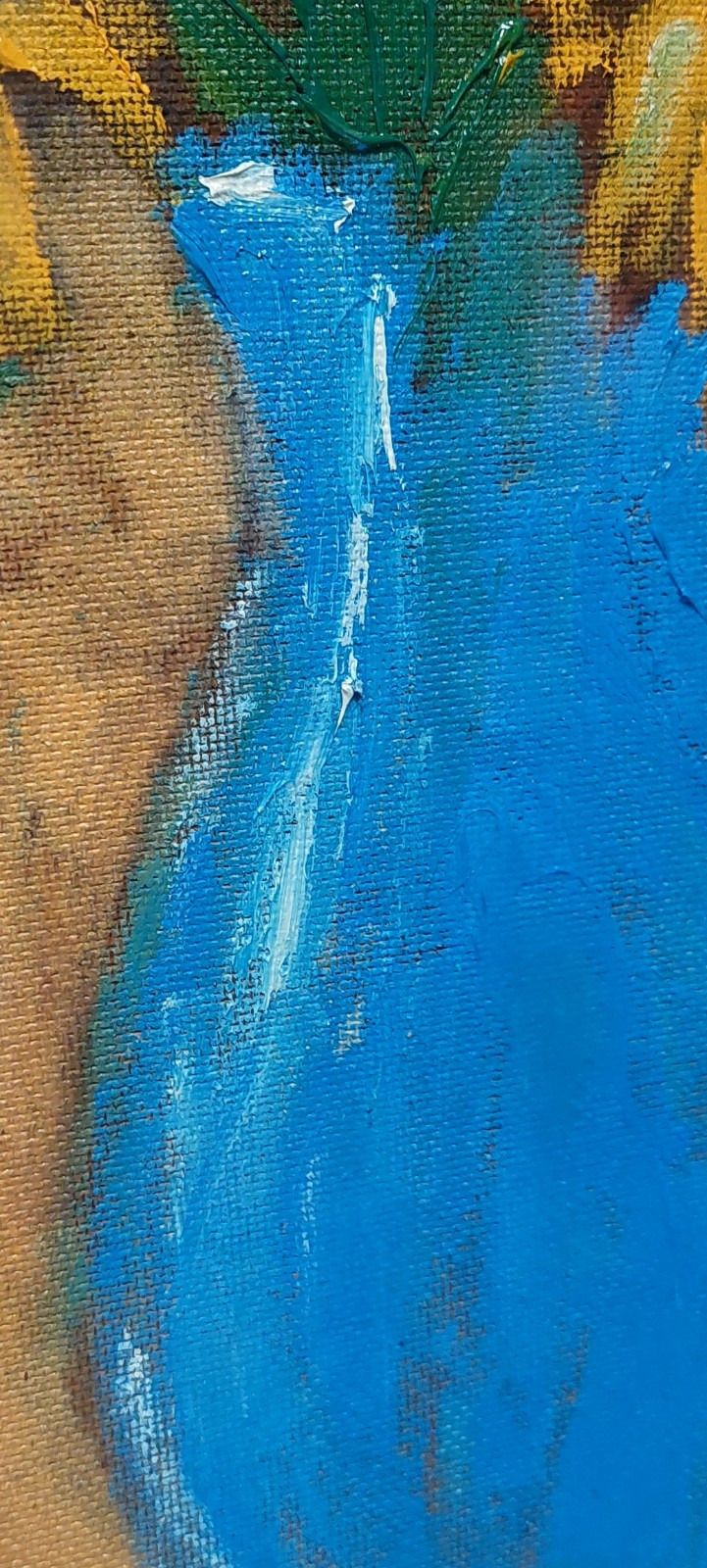 Oil On Faesite, Flower Vase Gerolamo Stamps (Pisa 1933 2009) photo vinterior