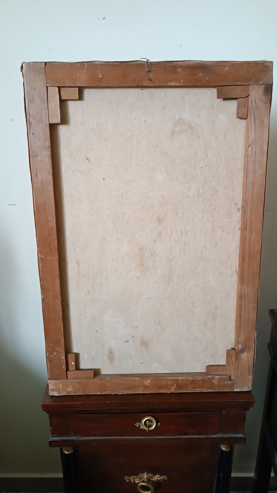photo for sale Oil Painting On Canvas Abstract 50s Female Figure Signed