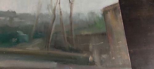 Oil Painting On Canvas View Of Florence First Half Of The 900 photo 154.0