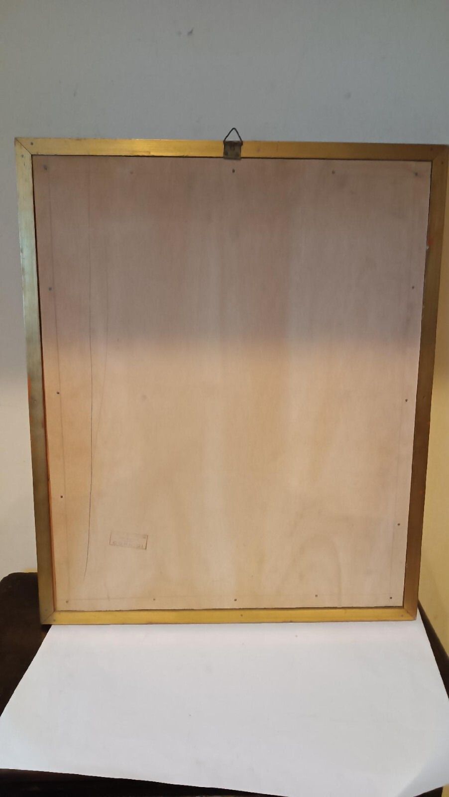 photo furniture Oil Painting On Table Figures Livorno First Half 900 Unsigned