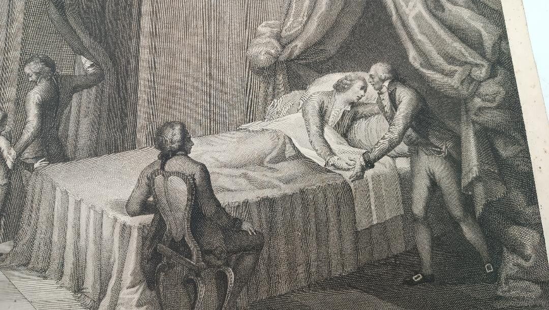 Antique Engraving Engraver Francesco Dal Pedro Dip. A.Piccardi 18th Century photo for sale