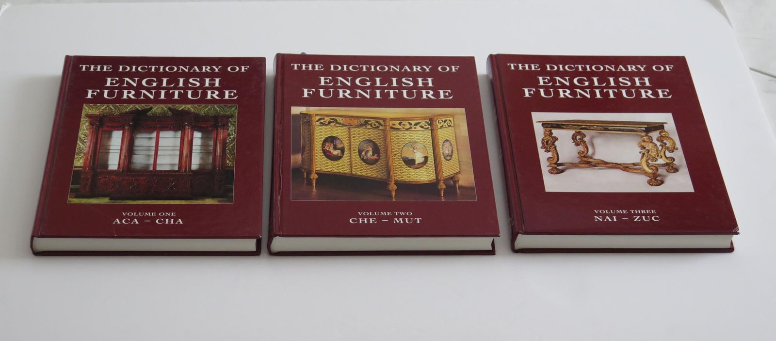 Set Of 3 Books The Dictionary Of English Furniture By Antique Collectors Club Uk photo furniture