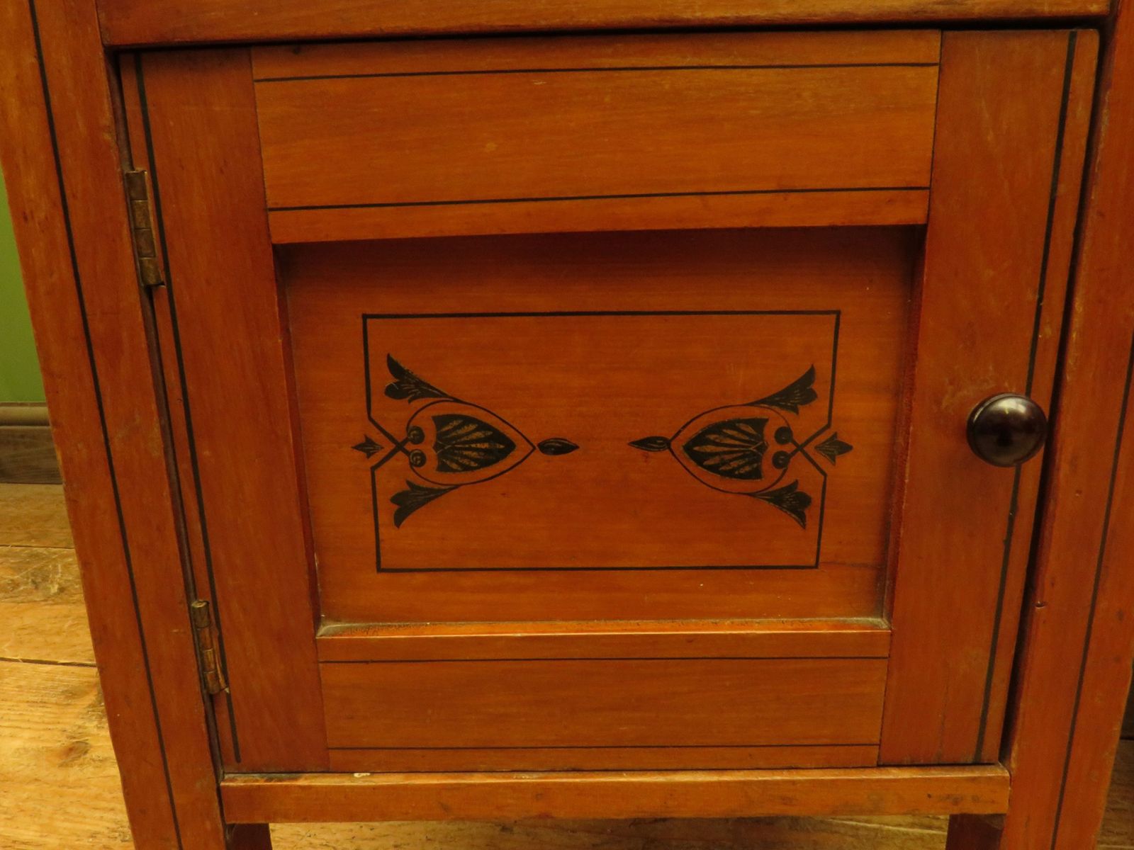 Furniture Stencilled Chest Of Drawers & Bedside Chest photo