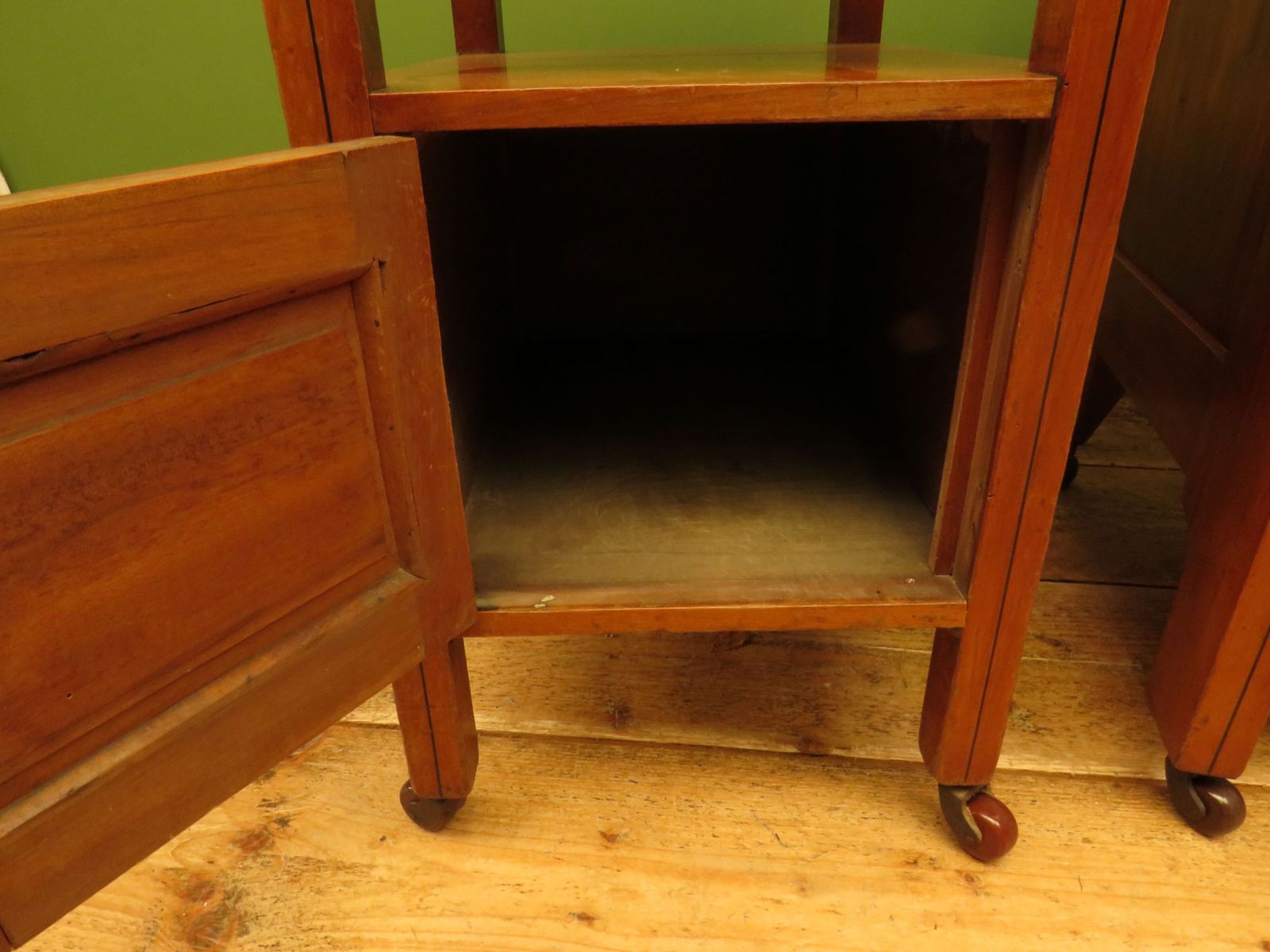 495.0 Stencilled Chest Of Drawers & Bedside Chest photo