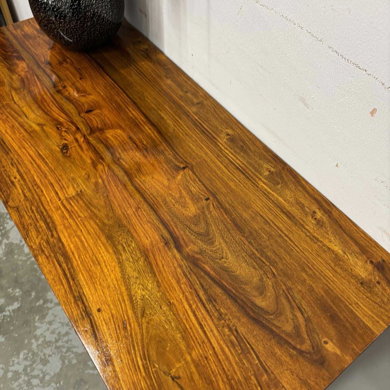Furniture Mango Wood Rustic Console Table With Drawer – Farmhouse Hallway Table photo
