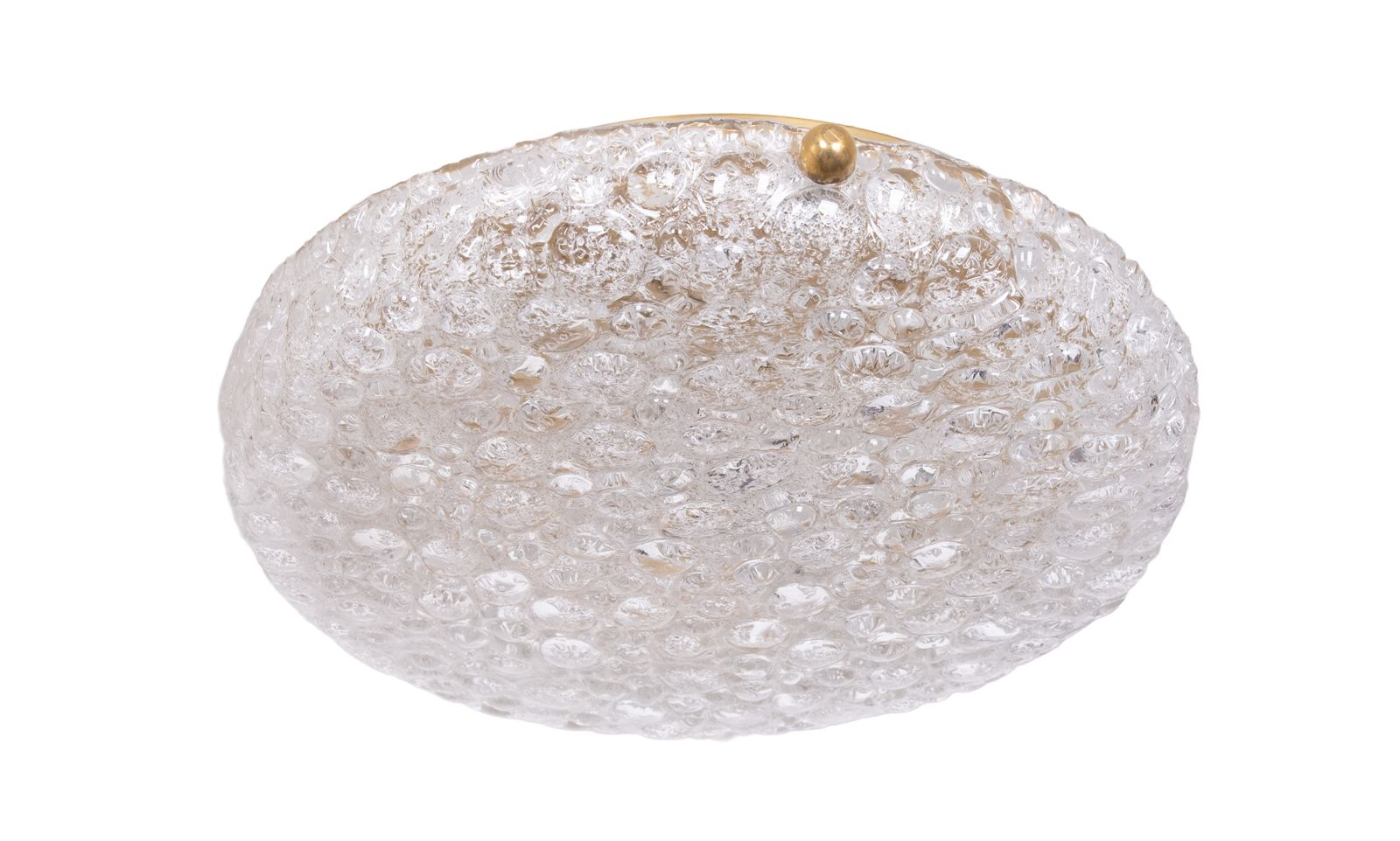 Hillebrand Murano Bubble Glass Flush Mount 1970s Germany
