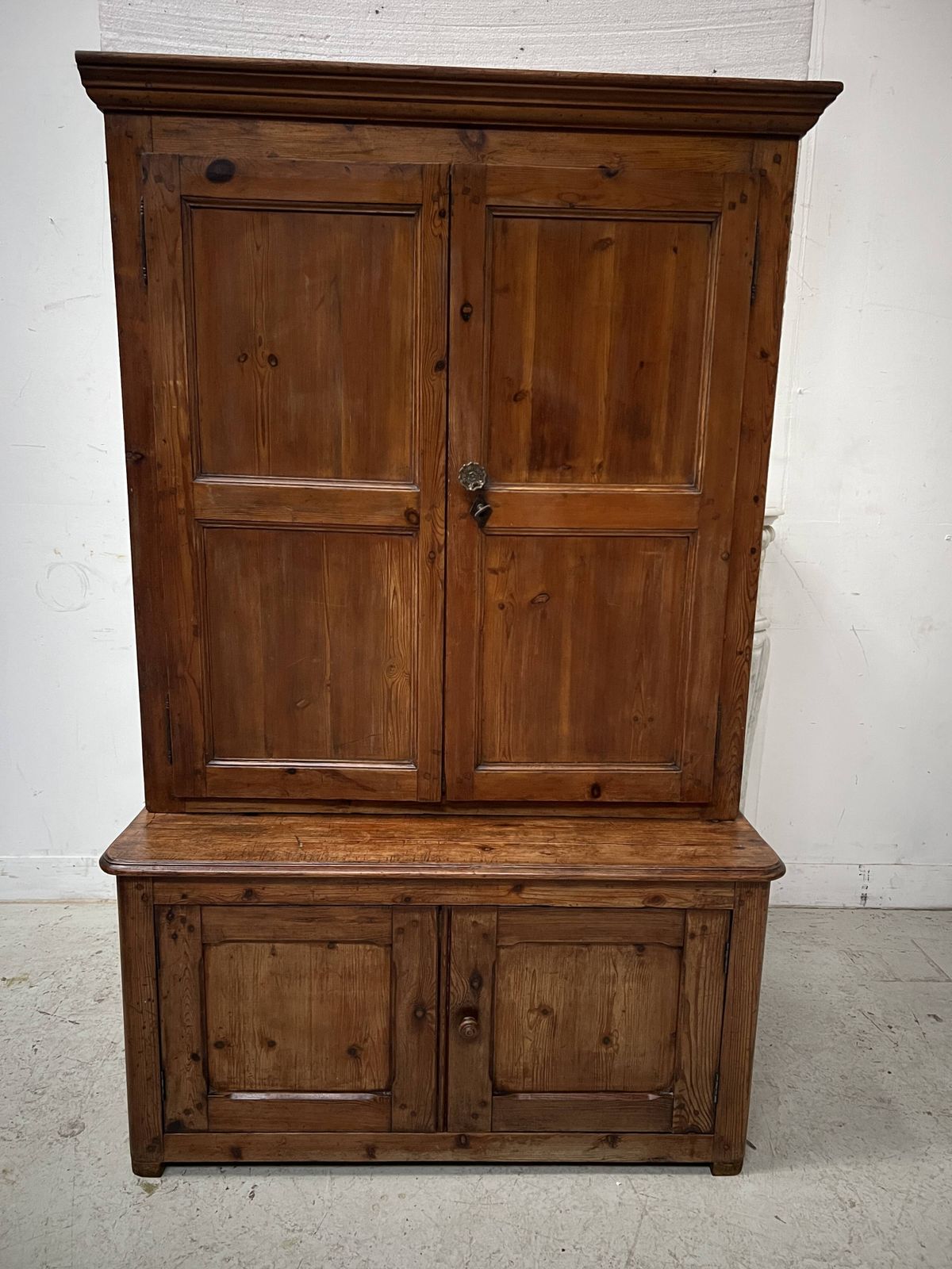 photo buy Page 1 Of 15 Two Part Office Furniture Made Of Solid Pine From The 20th Century.