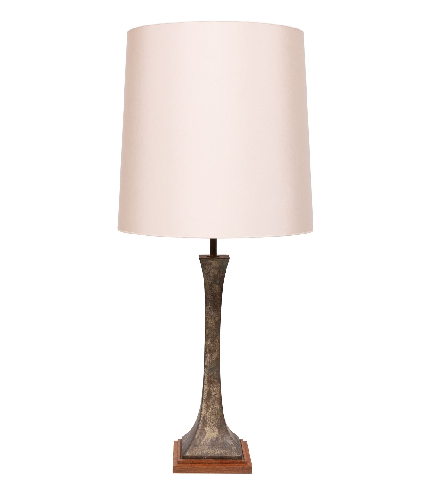 Stunning Stewart Ross James, Hansen Verdigris Bronze Table Lamp, Circa 1960