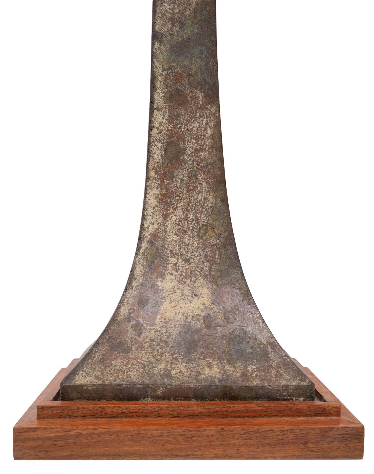 photo furniture Stunning Stewart Ross James, Hansen Verdigris Bronze Table Lamp, Circa 1960