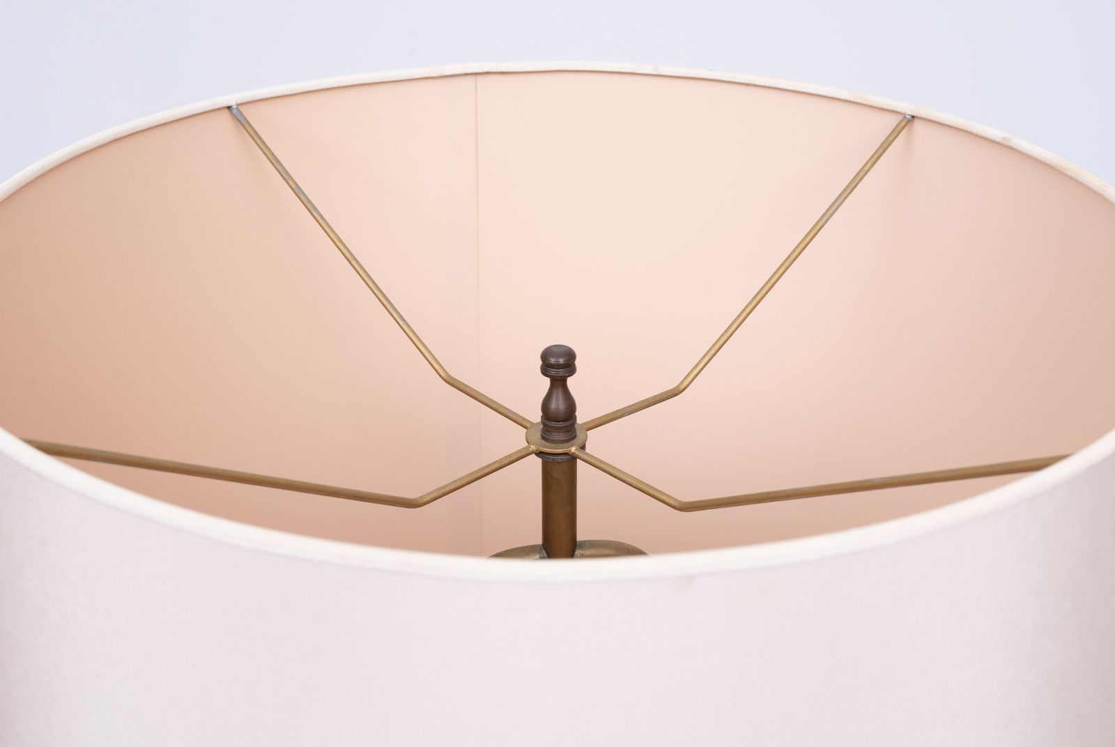 photo for sale Stewart Ross James Voor Hansen, Verdigris Bronzen Tafellamp, Ca. 1960