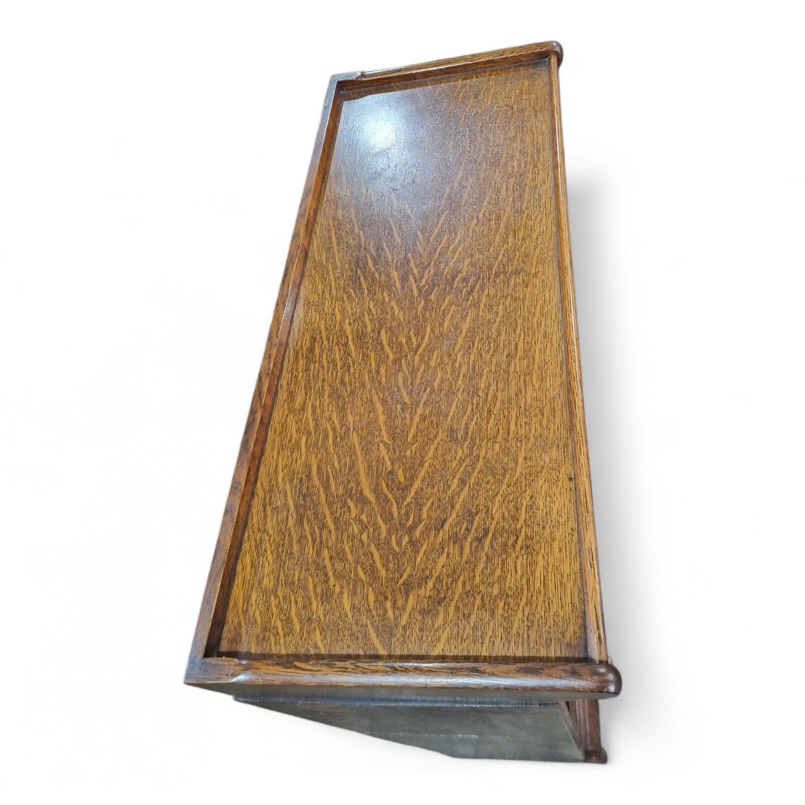 photo buy Stacking Bookcase Bureau Oak Glazed Sectional Cabinet Desk Antique Carved