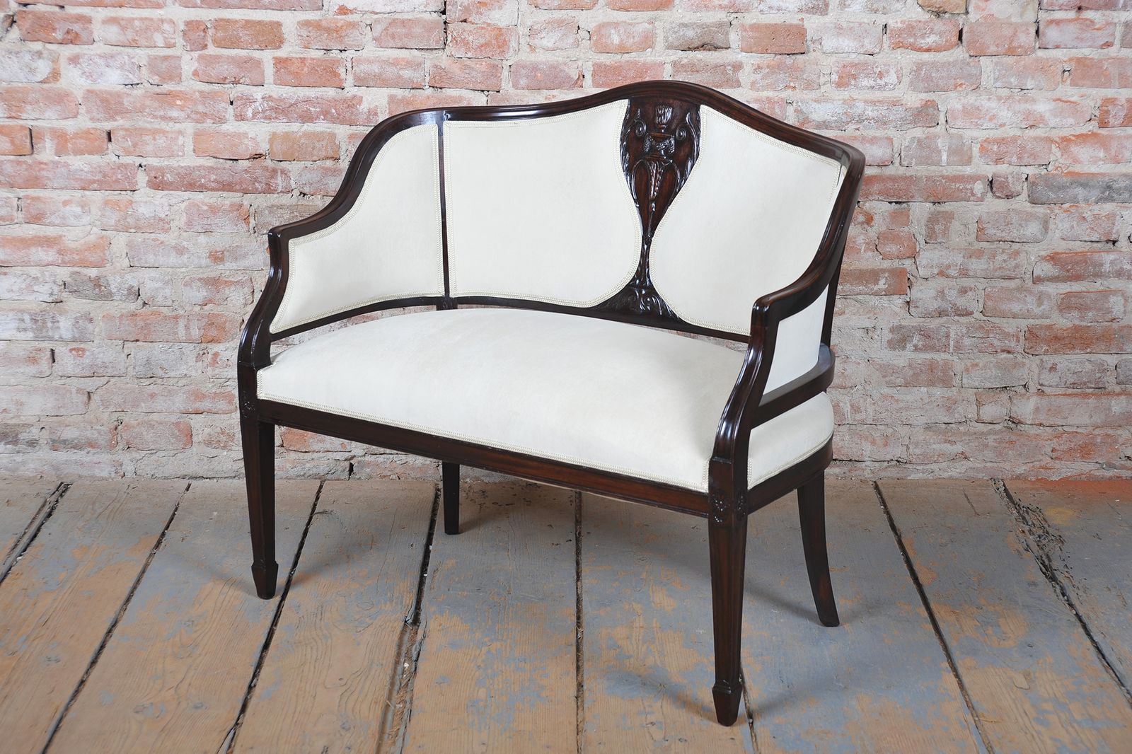 Restored Art Deco Seating Set, Beech, Walnut, Reupholstered, Czech, 1920s photo Furniture