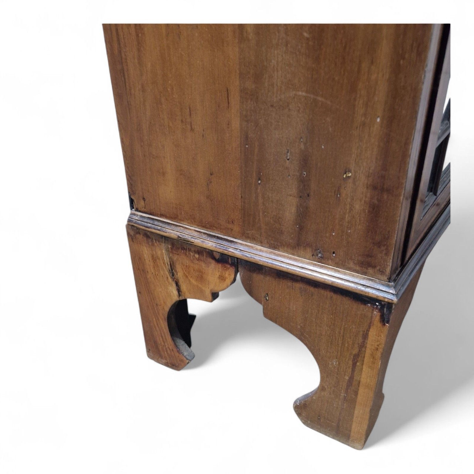 photo for sale Antique Mahogany Display Cabinet Edwardian Single Door Inlaid Side Cabinet